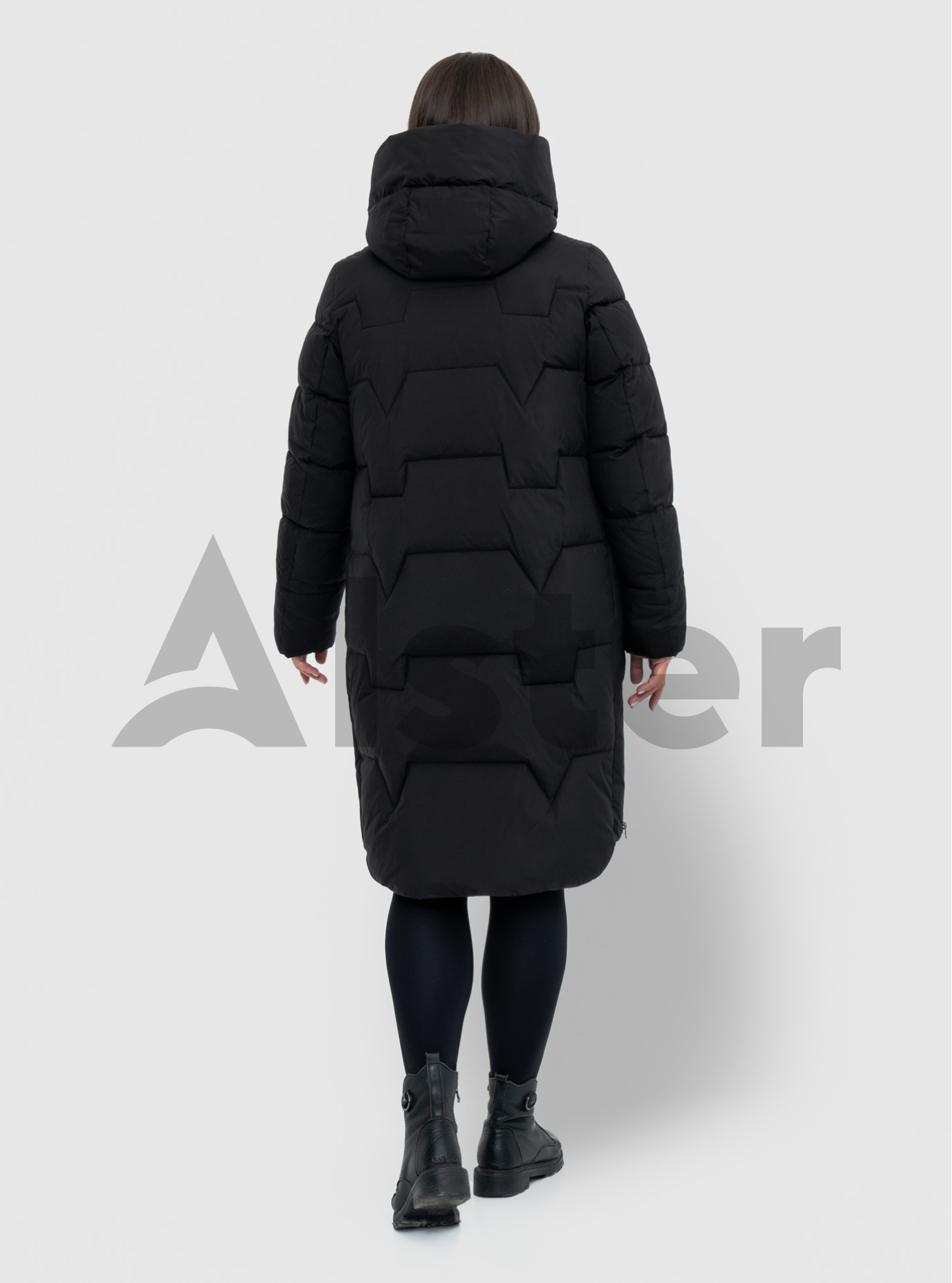 Зимнее пальто Caroles 516 (большие размеры) Чёрный 5XL (CAR516-12): фото - Alster.ua