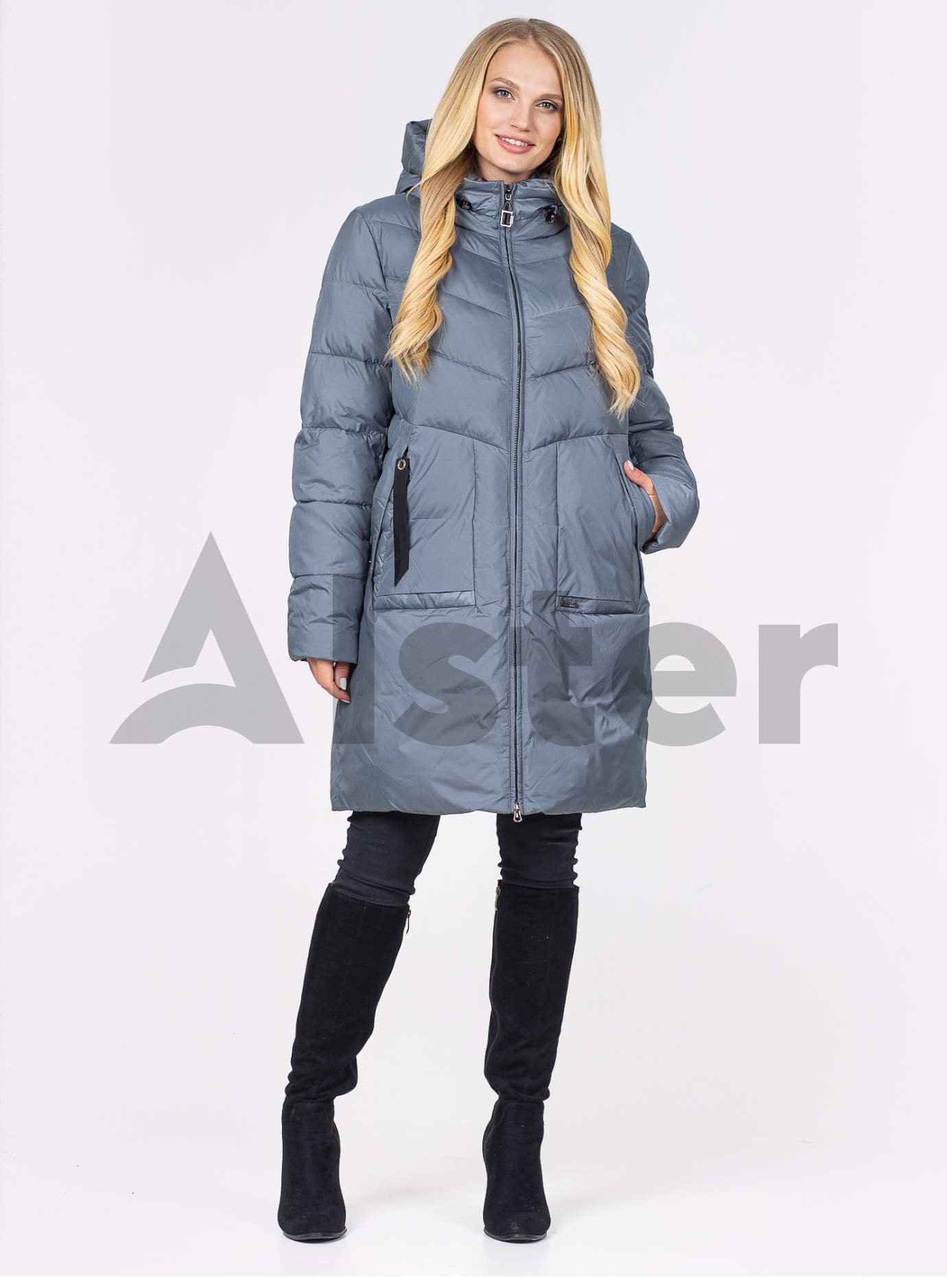 Куртка зимняя женская Серо-синий 8XL (07-VP201079): фото - Alster.ua Куртка зимняя женская Серо-синий 8XL (07-VP201079): фото - Alster.ua