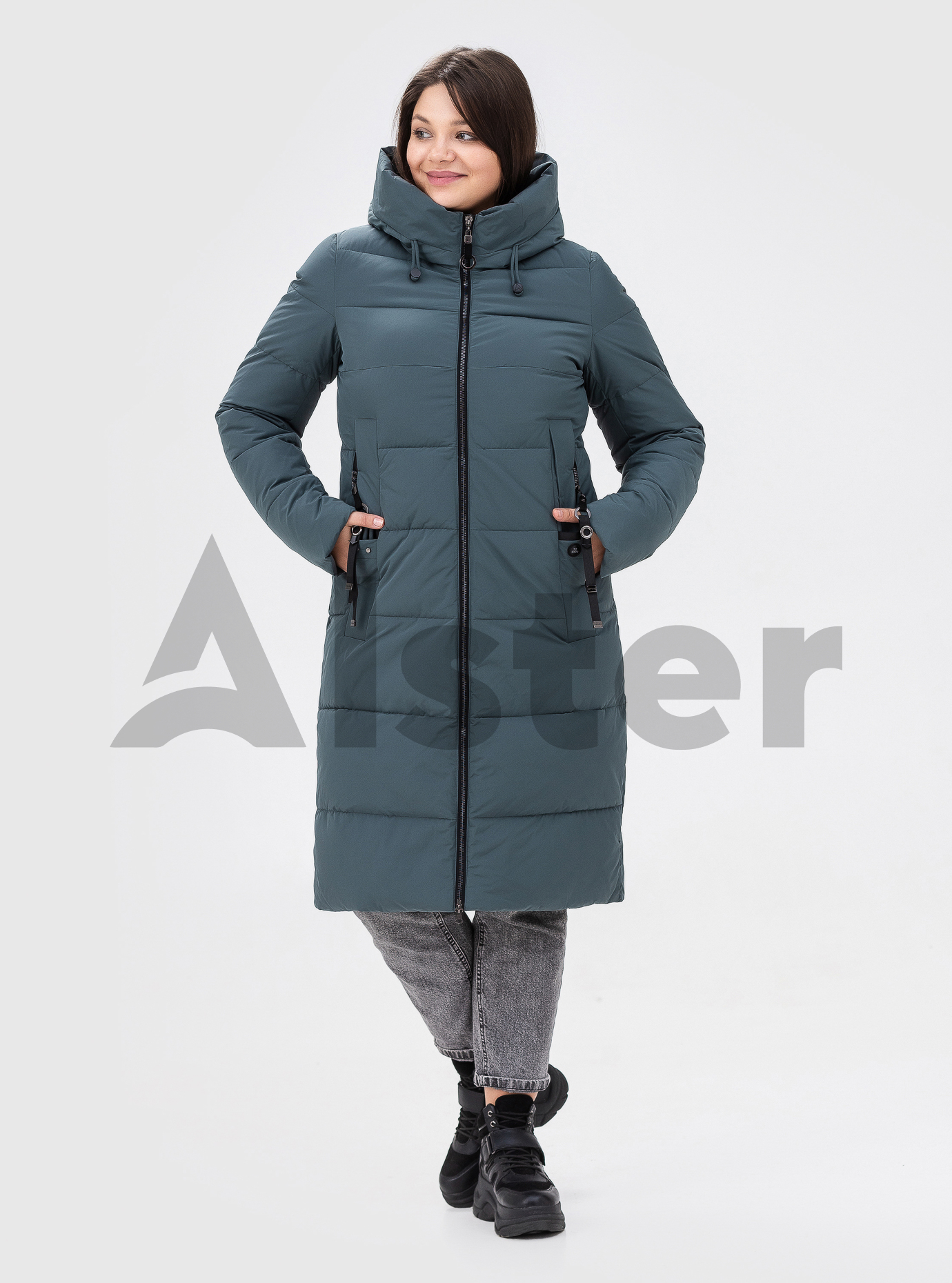 Куртка зимняя CAROLES 20-068 Серо-зелёный 2XL (01-CR21001): фото - Alster.ua