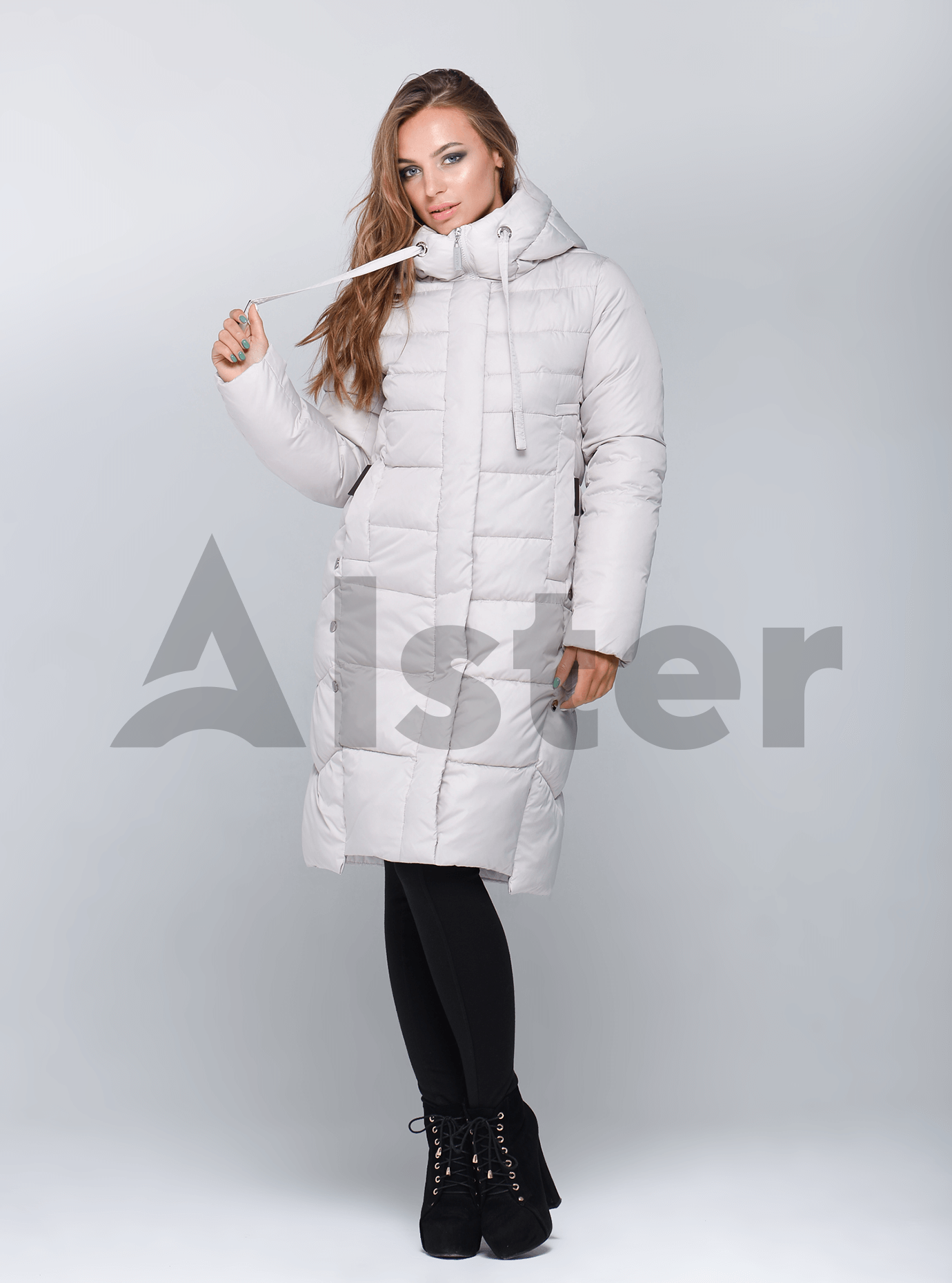Куртка зимняя женская стёганная Чёрный S (02-CR170303): фото - Alster.ua