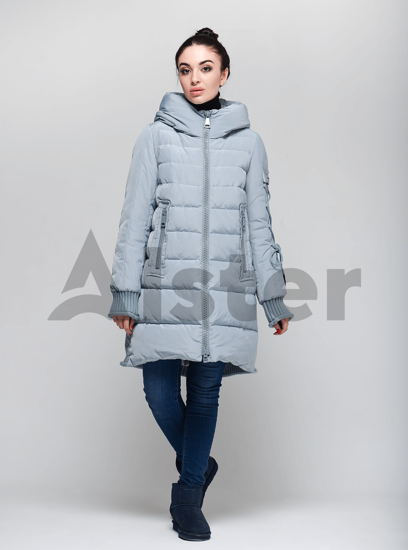 Женская зимняя куртка Светло-голубой XL (02-190245): фото - Alster.ua