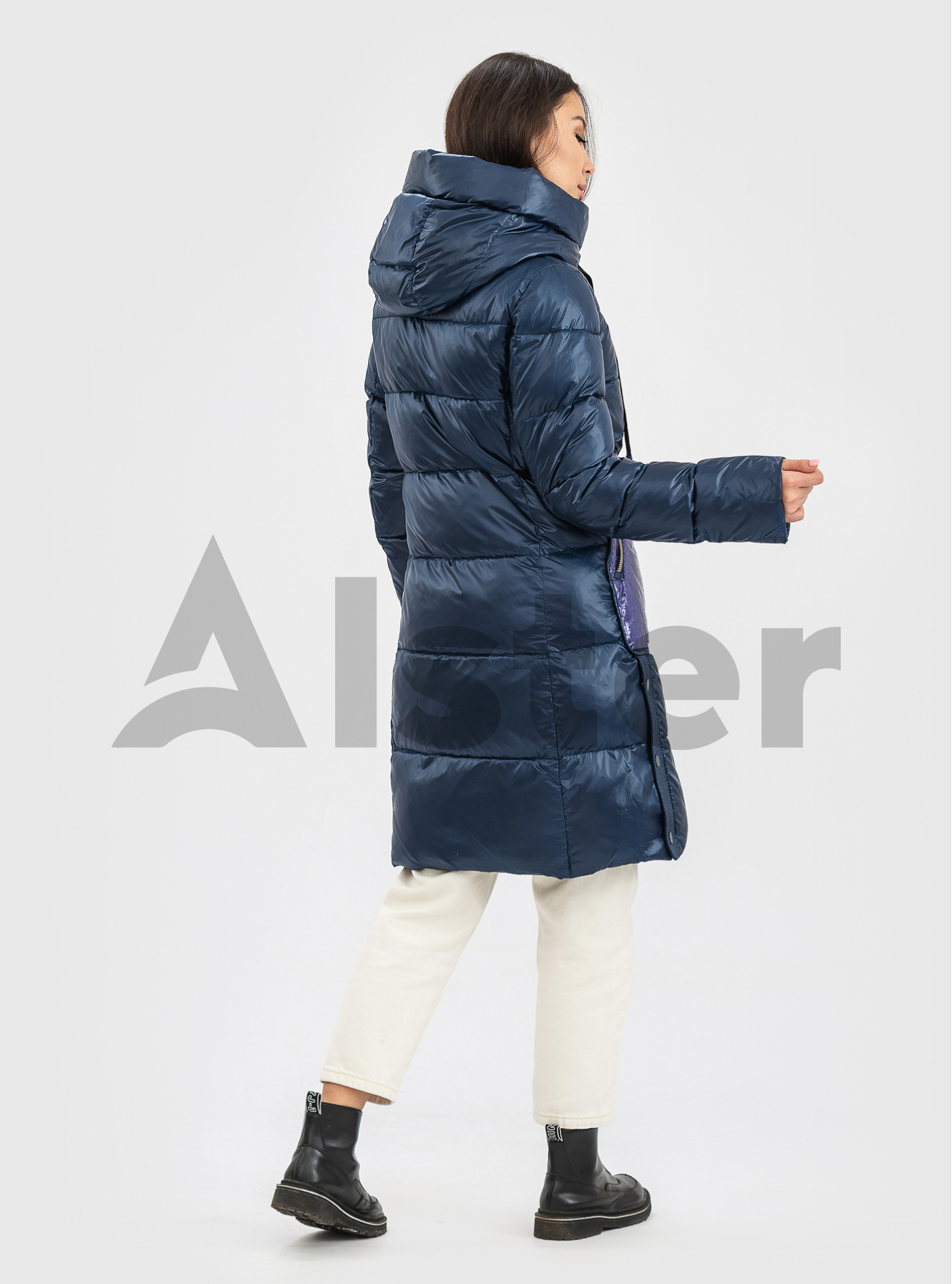 Женская зимняя куртка CLASNA Тёмно-синий XL (21D8090CW-14): фото - Alster.ua
