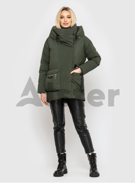 Зимняя женская куртка с накладным карманом CLASNA