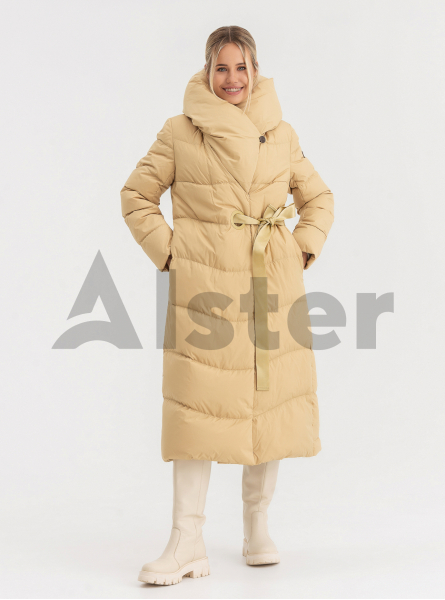 Женский длинный пуховик Clasna 120 (натуральный пух)