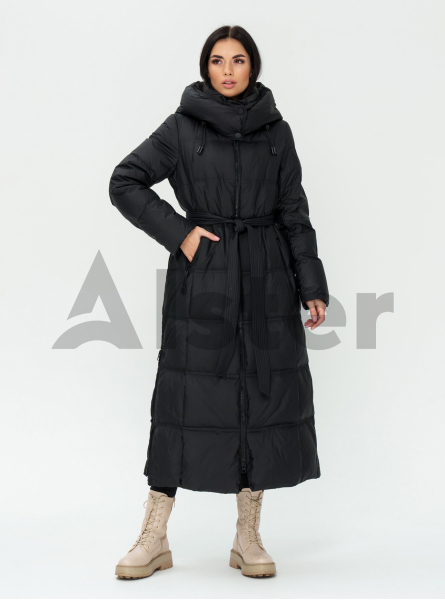 Длинный женский пуховик CLASNA 170 с капюшоном