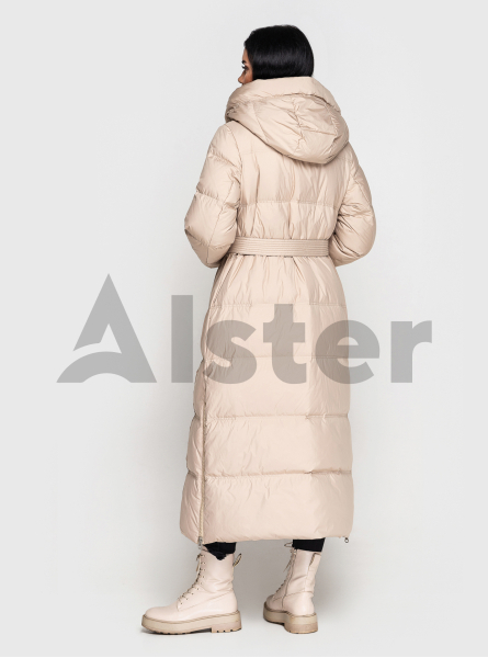Длинный женский пуховик CLASNA 170 с капюшоном