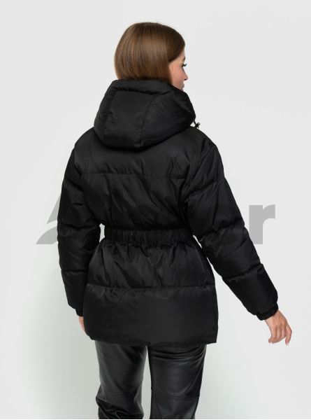 Зимняя женская куртка Clasna 667 с резинкой на поясе