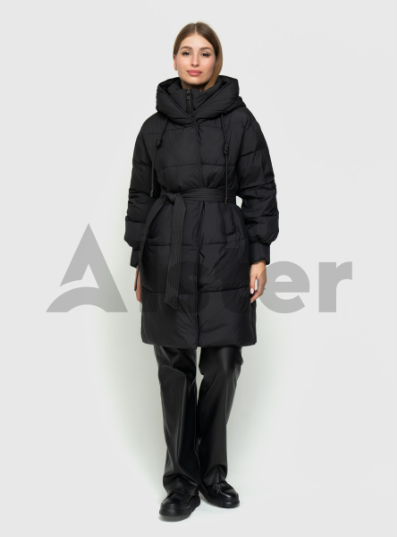 Женский зимний пуховик Clasna 688 средней длины