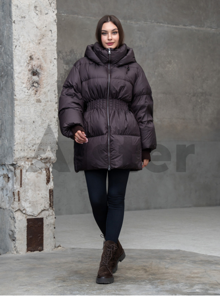 Женский пуховик средней длины Clasna 122
