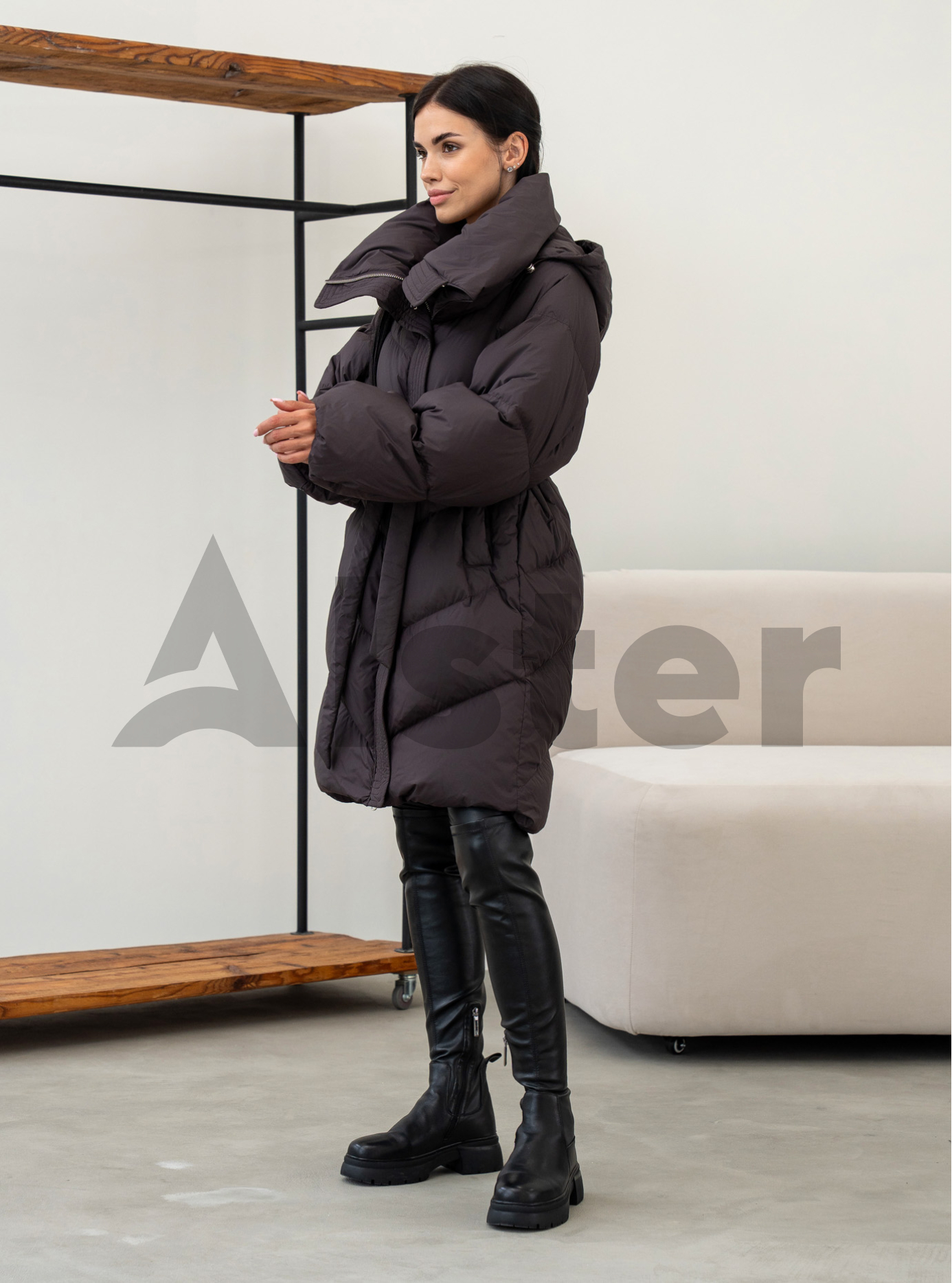 Зимовий жіночий пуховик Clasna 25D669DW Ожина XS (25D669DW-05): фото - Alster.ua