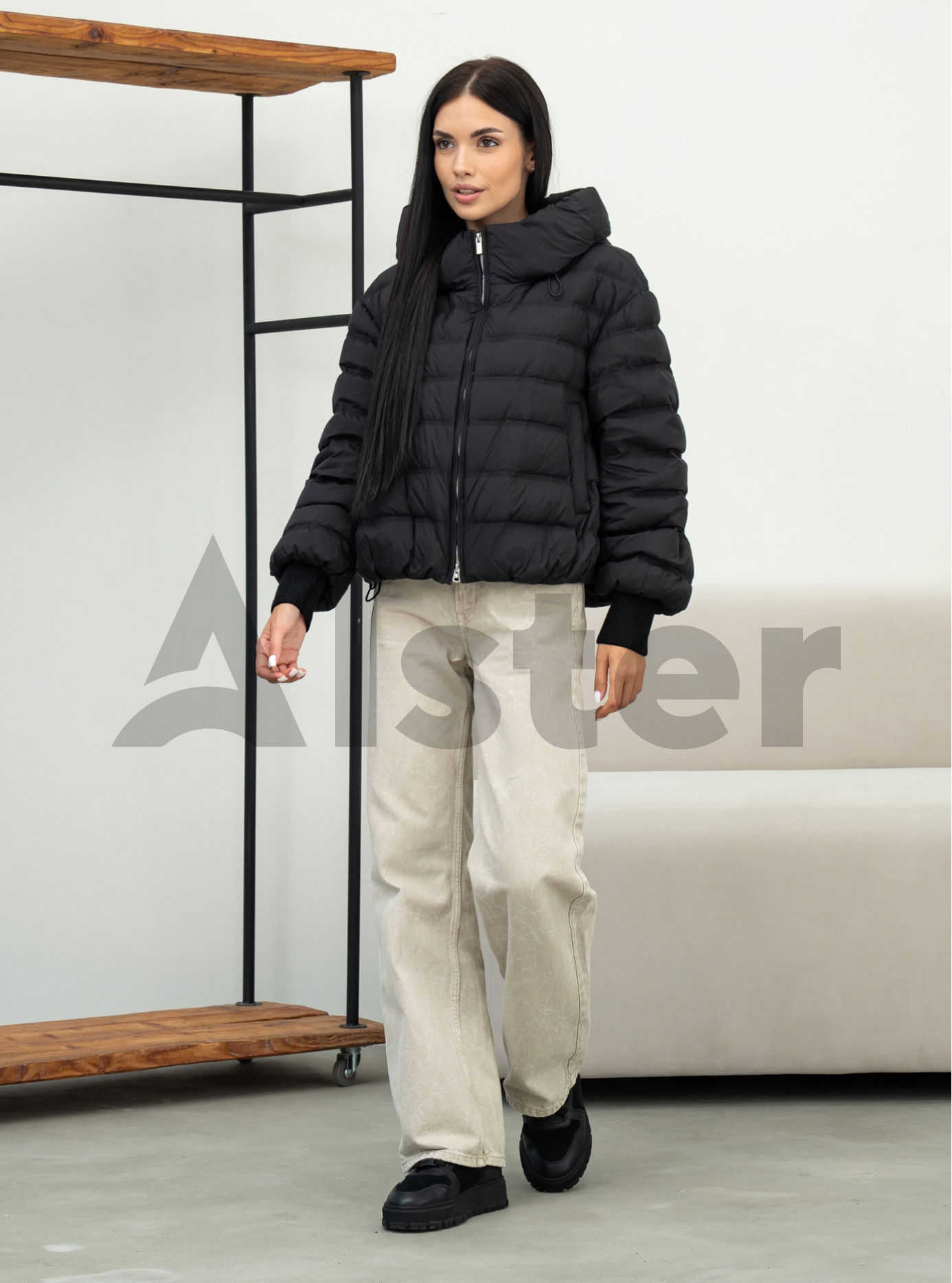 Короткий женский пуховик с капюшоном Clasna 940 Молоко M (CWGD940DW-07): фото - Alster.ua