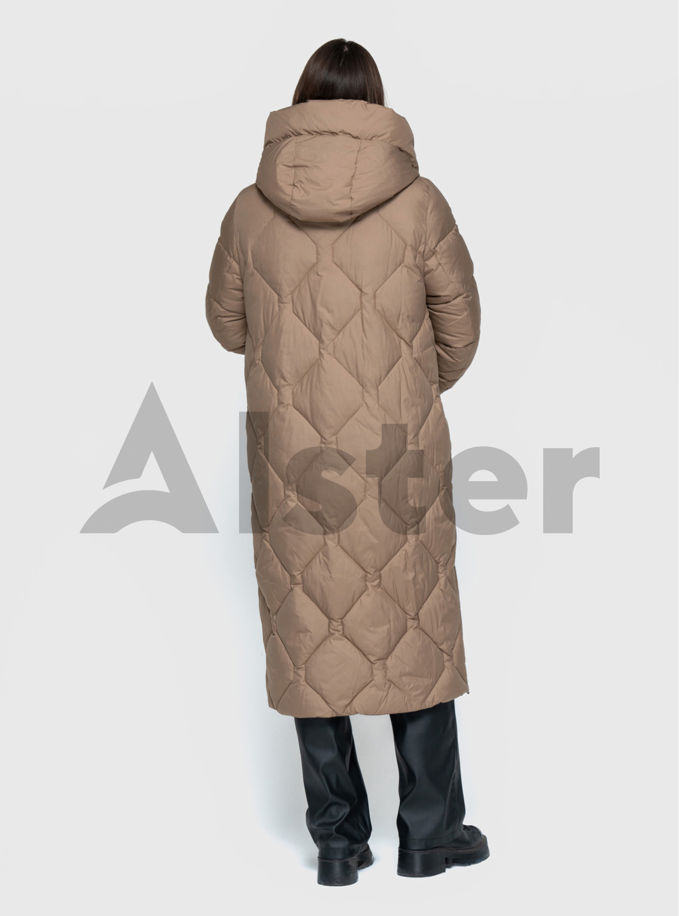 Довге жіноче пальто великих розмірів DEIFY 3315 Карамель 3XL (DFY3315-13): фото - Alster.ua