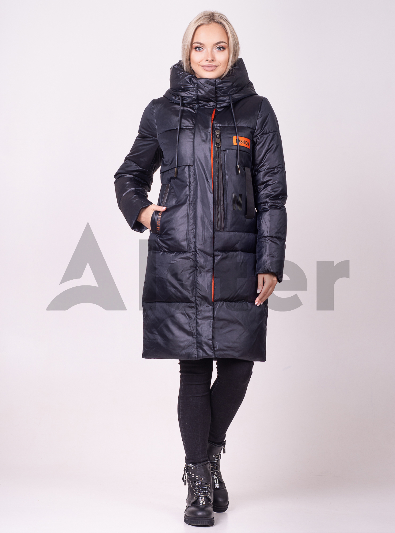 Куртка зимняя женская Тёмно-синий 2XL (07-VP201146): фото - Alster.ua