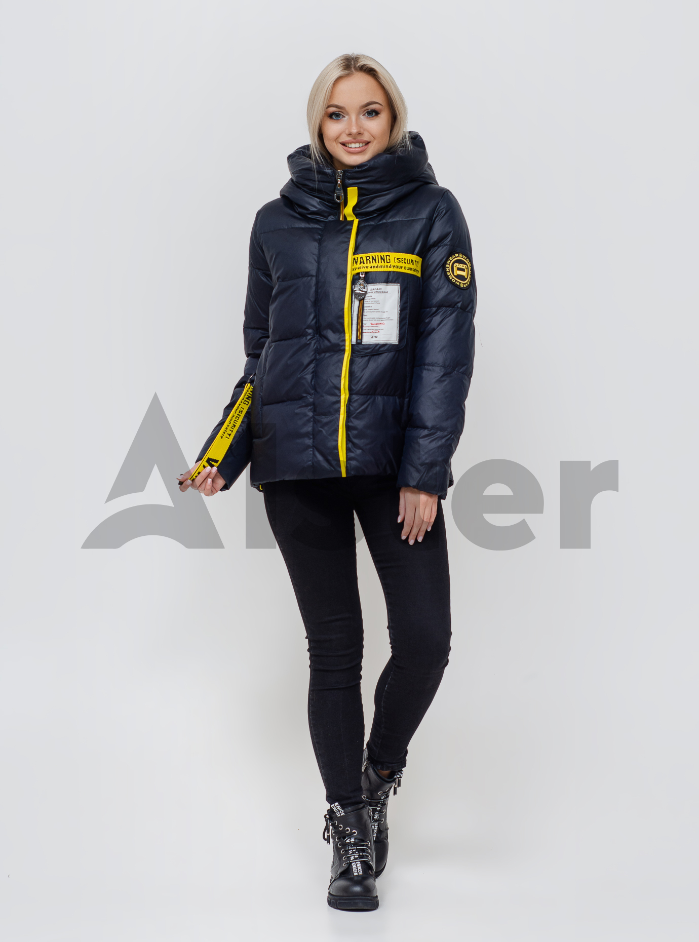 Зимняя женская куртка с капюшоном Тёмно-синий 2XL (07-VP201028n): фото - Alster.ua Зимняя женская куртка с капюшоном Тёмно-синий 2XL (07-VP201028n): фото - Alster.ua