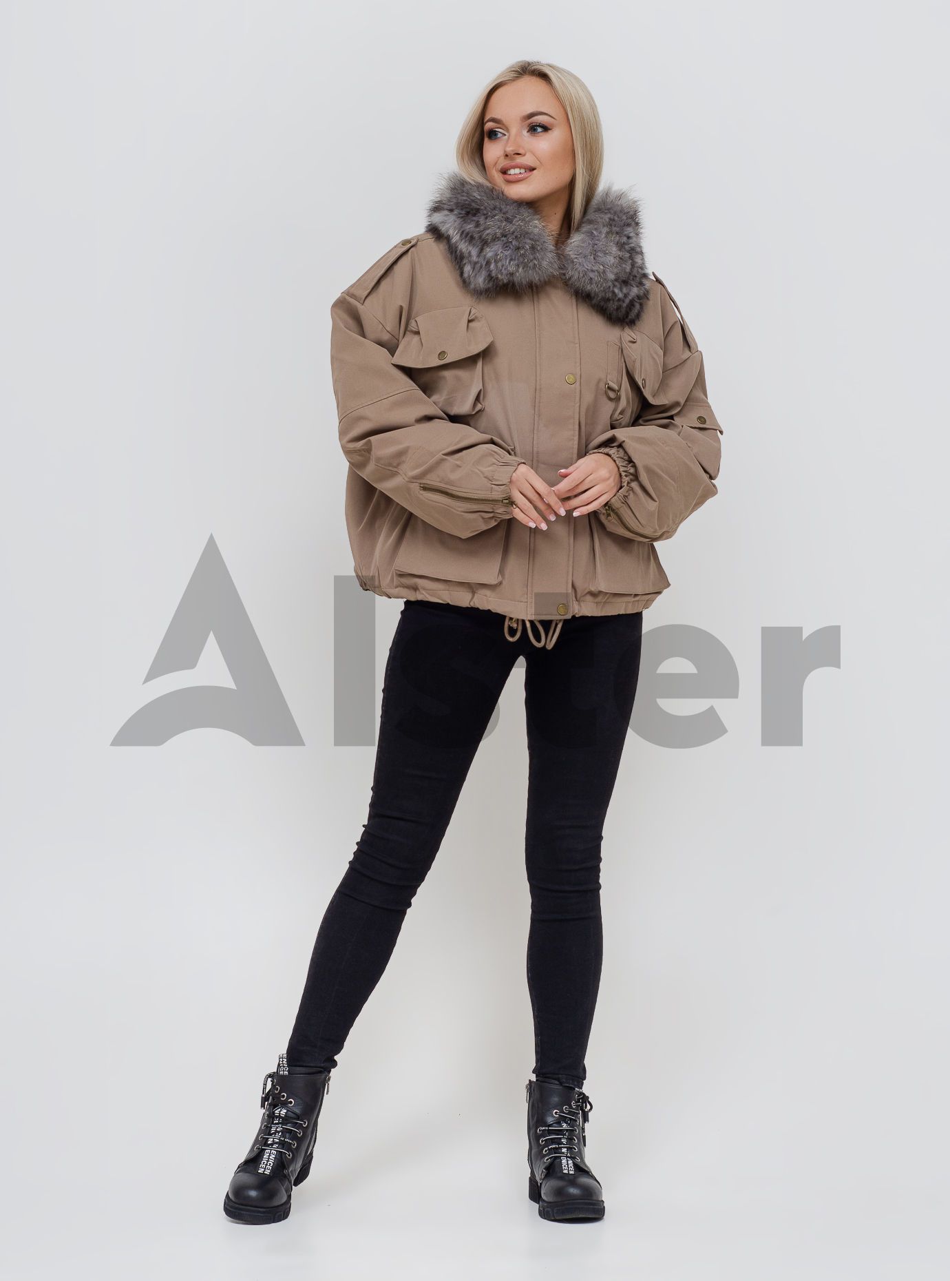 Куртка зимняя женская Бронзовый L/XL (06-KL201216): фото - Alster.ua
