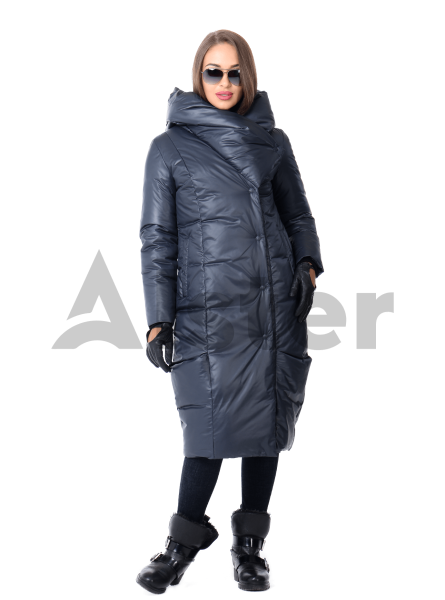 Зимняя куртка женская тёплый капюшон