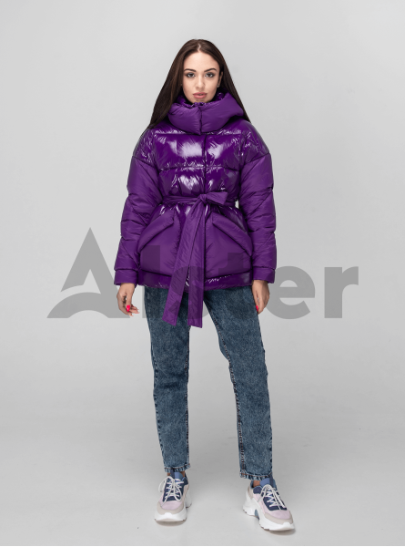 Женская куртка зимняя с поясом