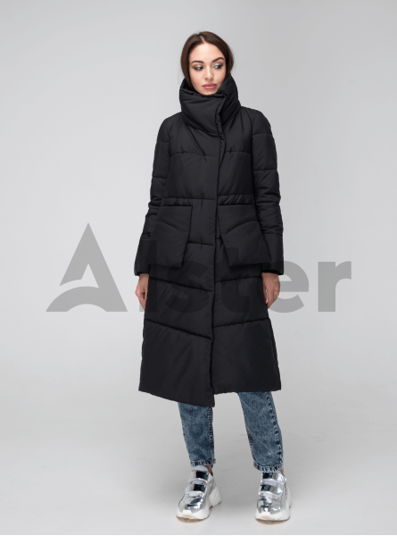 Женская куртка зимняя накладные карманы