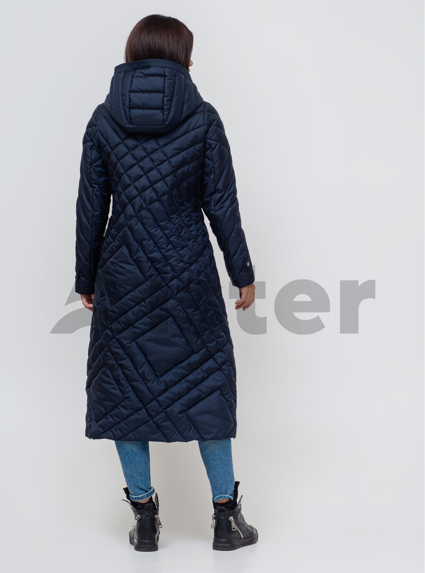 Пальто женское еврозима Тёмно-синий 44 (02-KL201010): фото - Alster.ua