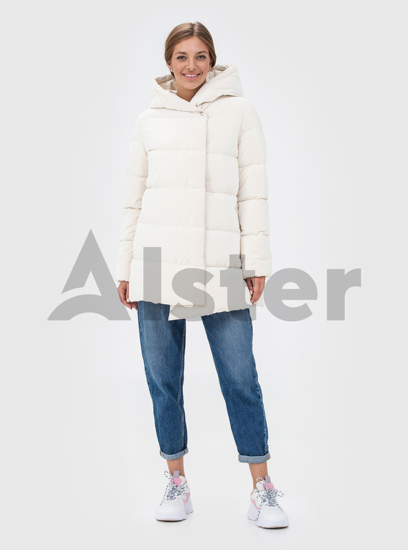 Зимняя короткая куртка Kattaleya Молочный 46 (KTL358-23): фото - Alster.ua