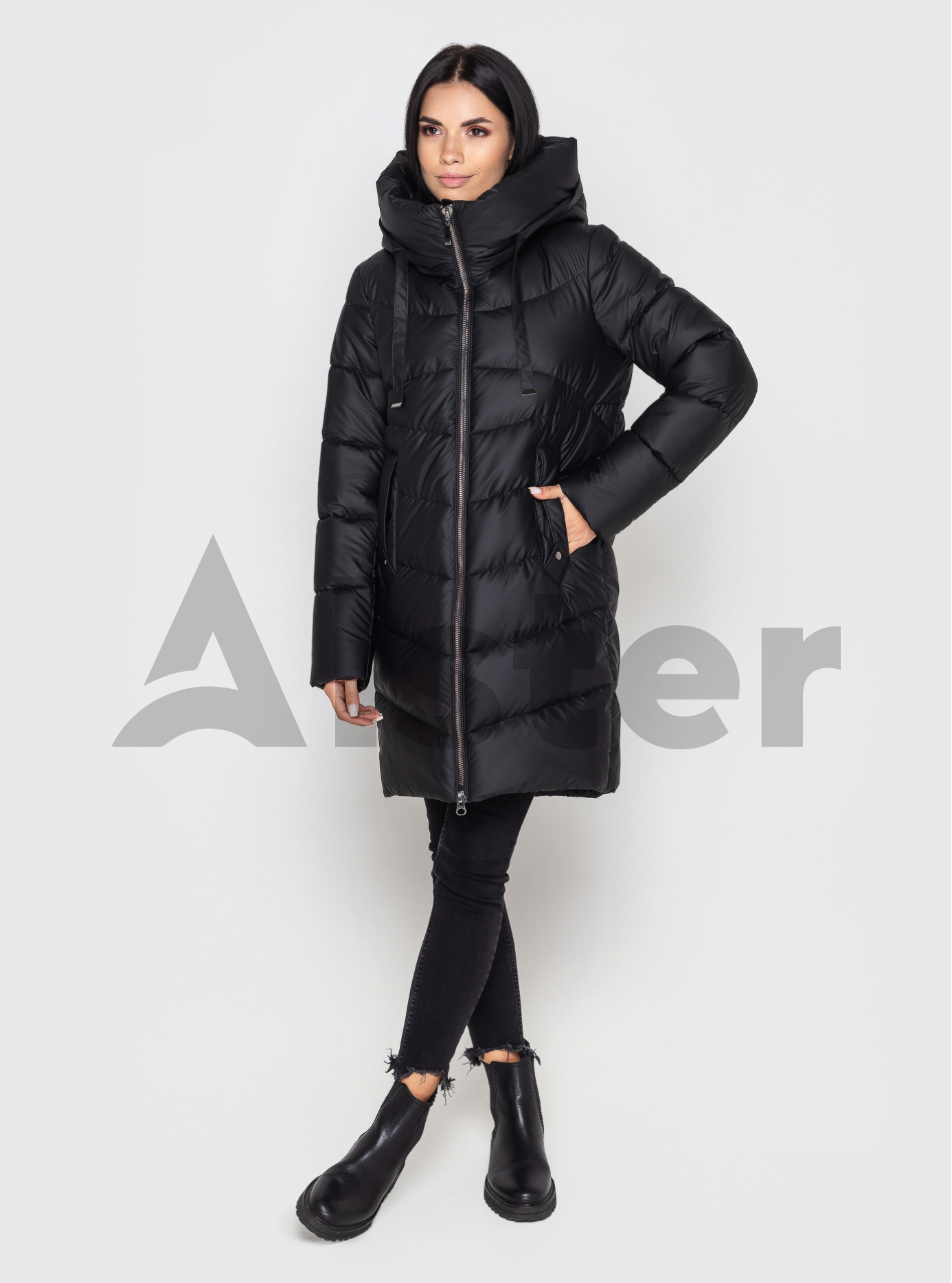Женская зимняя куртка 535 Kattaleya Чёрный 48 (KTL535ARM-16): фото - Alster.ua