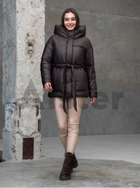 Короткая женская куртка 570 Kattaleya с поясом