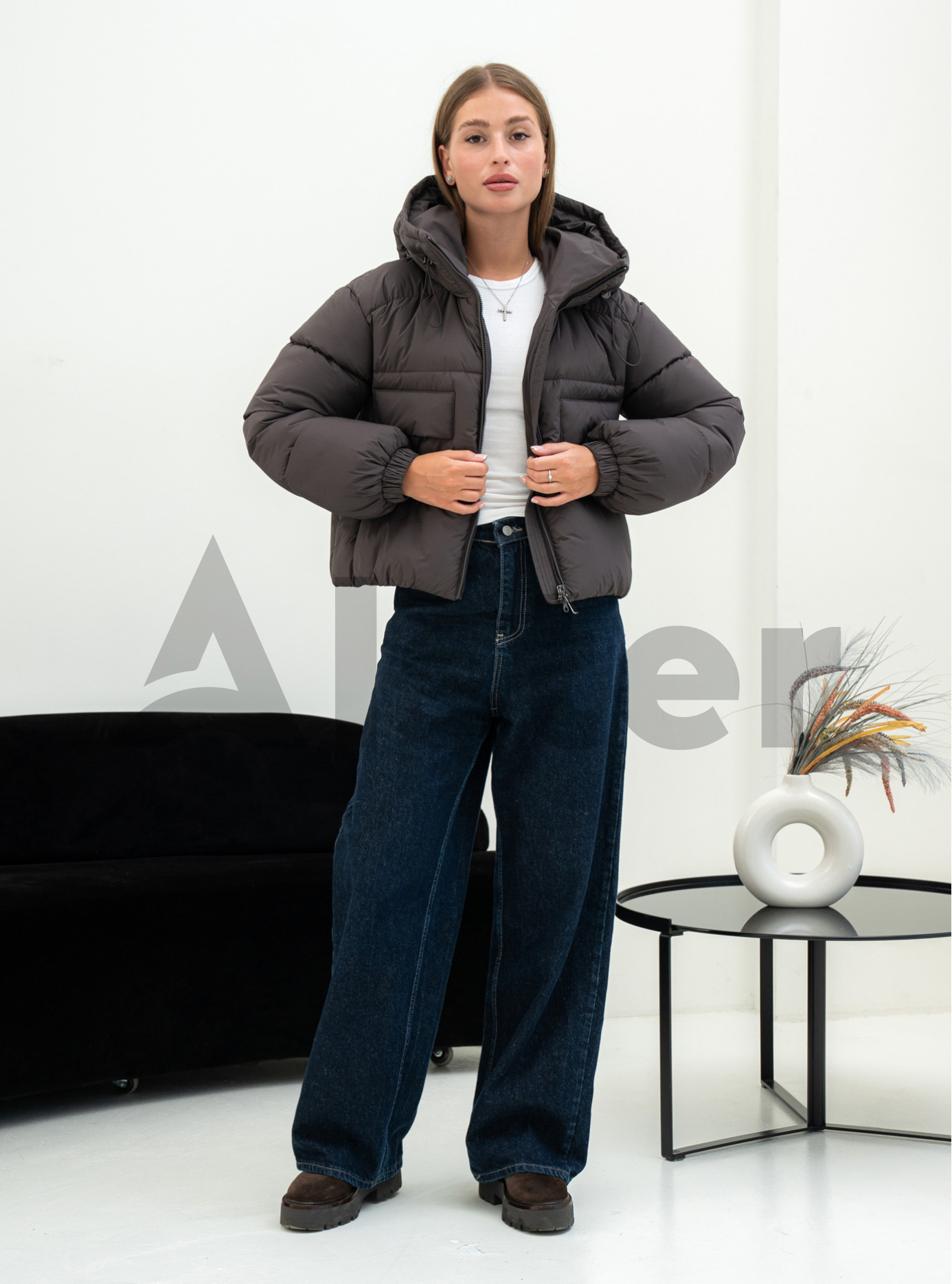 Жіноча зимова куртка Kattaleya 623 Шоколадний 46 (KTL623-08): фото - Alster.ua