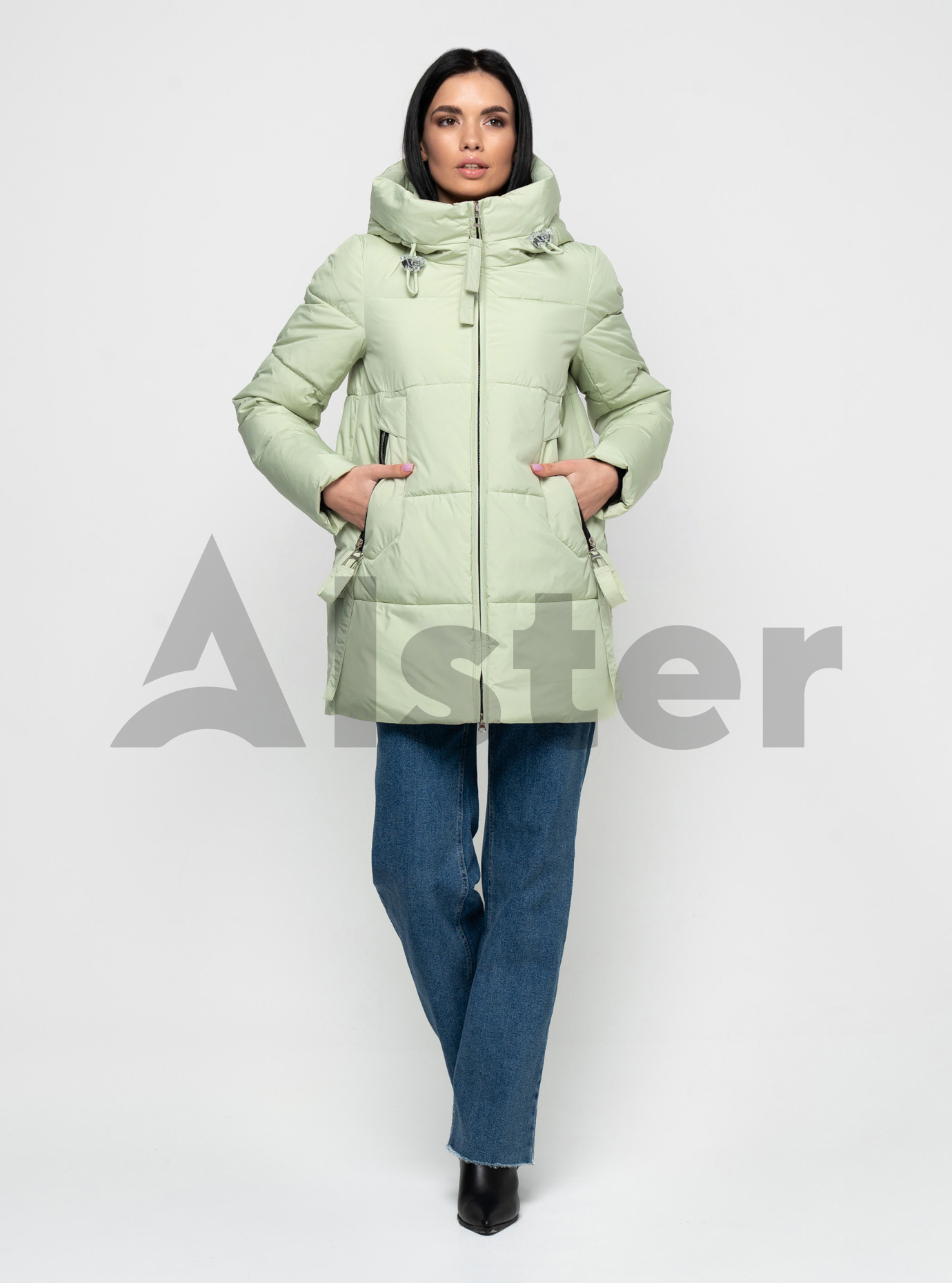 Женская зимняя куртка MEAJIATEER Авокадо XL (MJ2376-24): фото - Alster.ua
