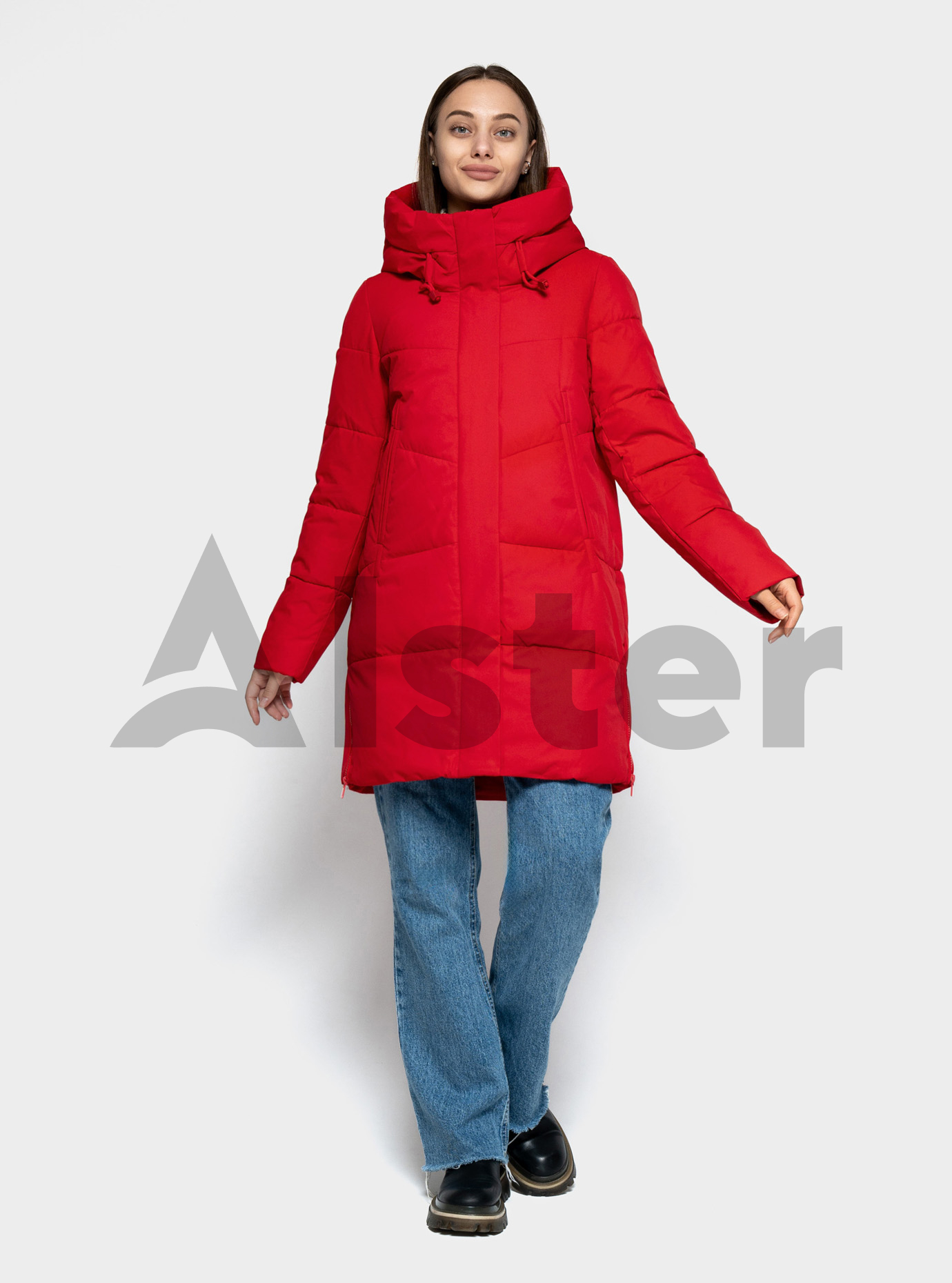 Зимняя женская куртка Meajiateer 2405 удлиненная Красный S (MJ2405-16): фото - Alster.ua Зимняя женская куртка Meajiateer 2405 удлиненная Красный S (MJ2405-16): фото - Alster.ua