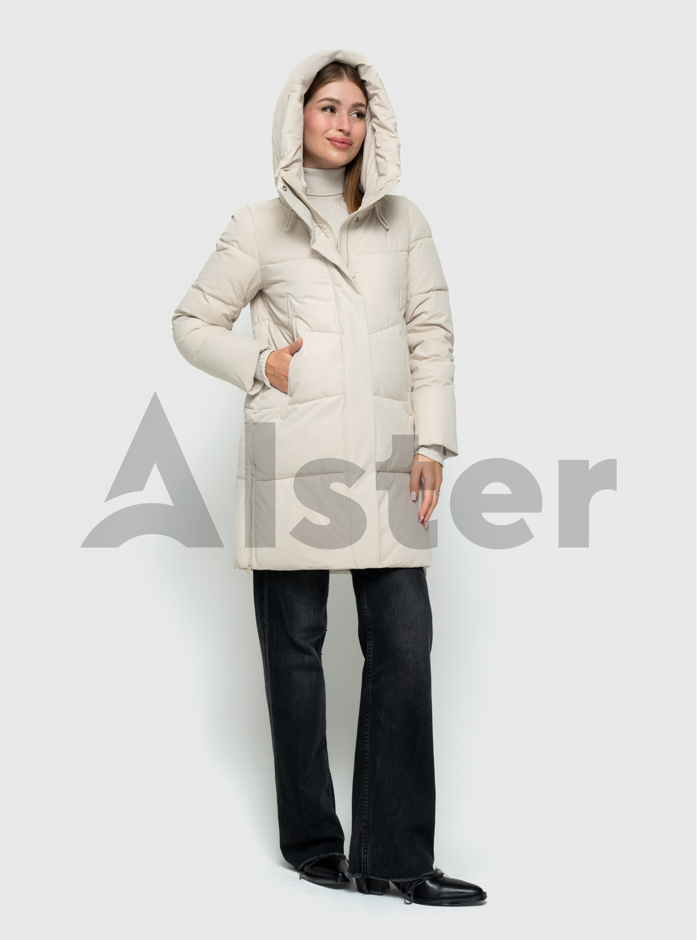 Зимняя женская куртка Meajiateer 2405 удлиненная Молоко S (MJ2405-01): фото - Alster.ua Зимняя женская куртка Meajiateer 2405 удлиненная Молоко S (MJ2405-01): фото - Alster.ua
