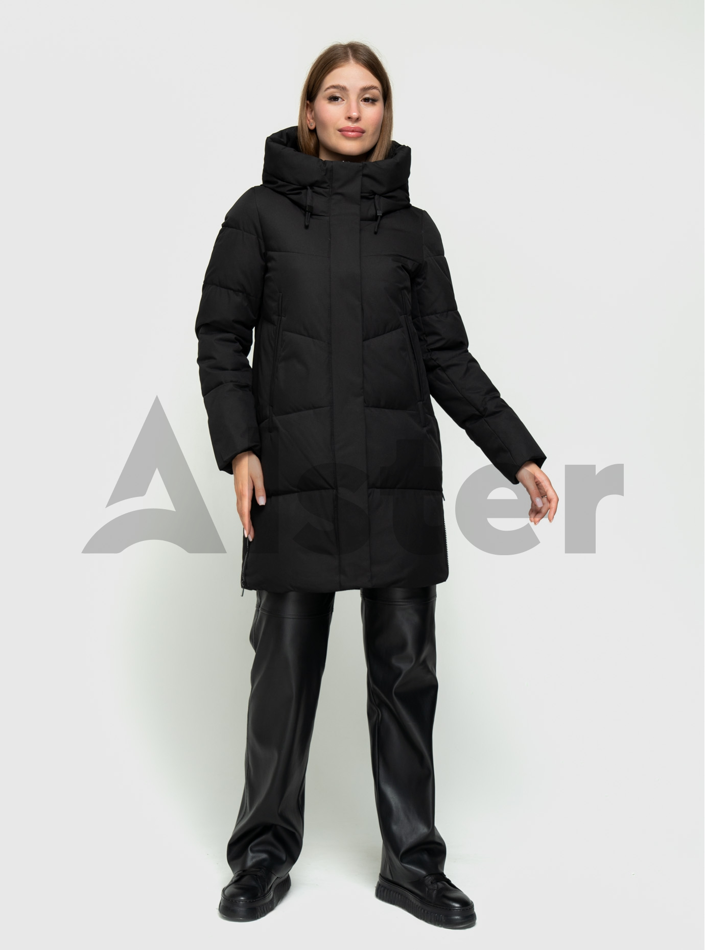 Зимняя женская куртка Meajiateer 2405 удлиненная Чёрный 2XL (MJ2405-15): фото - Alster.ua Зимняя женская куртка Meajiateer 2405 удлиненная Чёрный 2XL (MJ2405-15): фото - Alster.ua