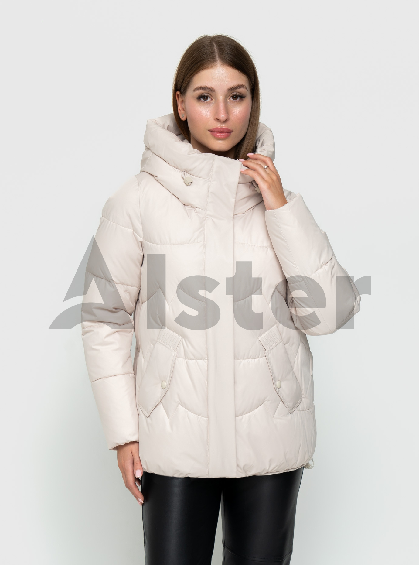 Зимняя женская короткая куртка 2433 Meajiateer Чёрный 2XL (MJ2433-15): фото - Alster.ua