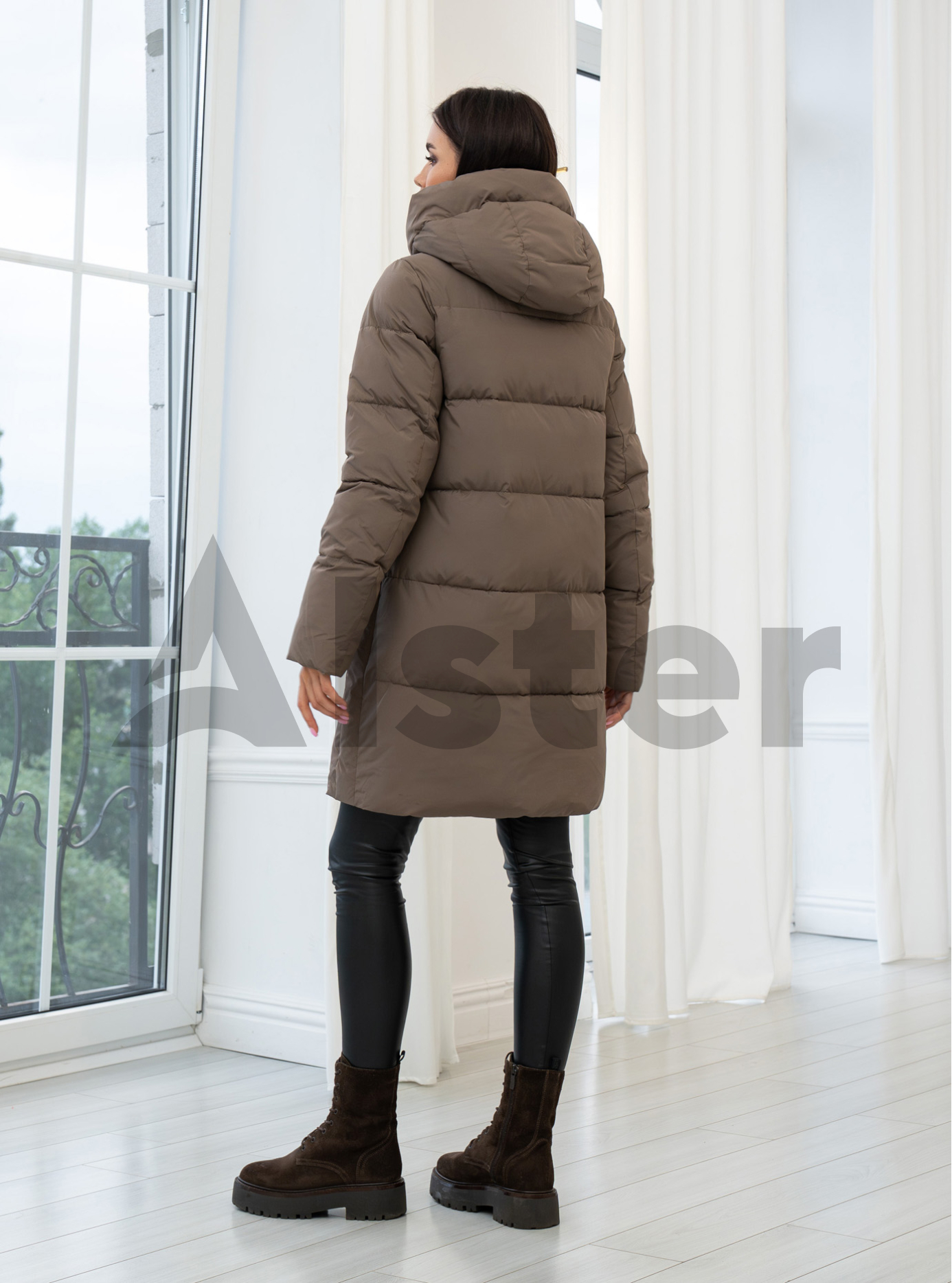 Зимняя куртка средней длины Meajiateer 25101 Бронзовый 2XL (MJ25101-15): фото - Alster.ua