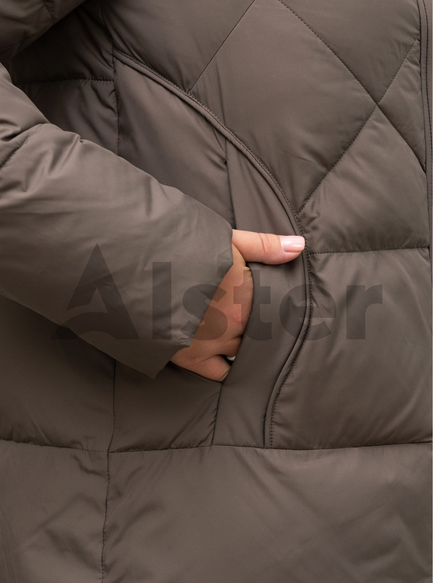 Зимняя женская куртка Meajiateer 130 big size Бронзовый 6XL (MJ25130-12): фото - Alster.ua