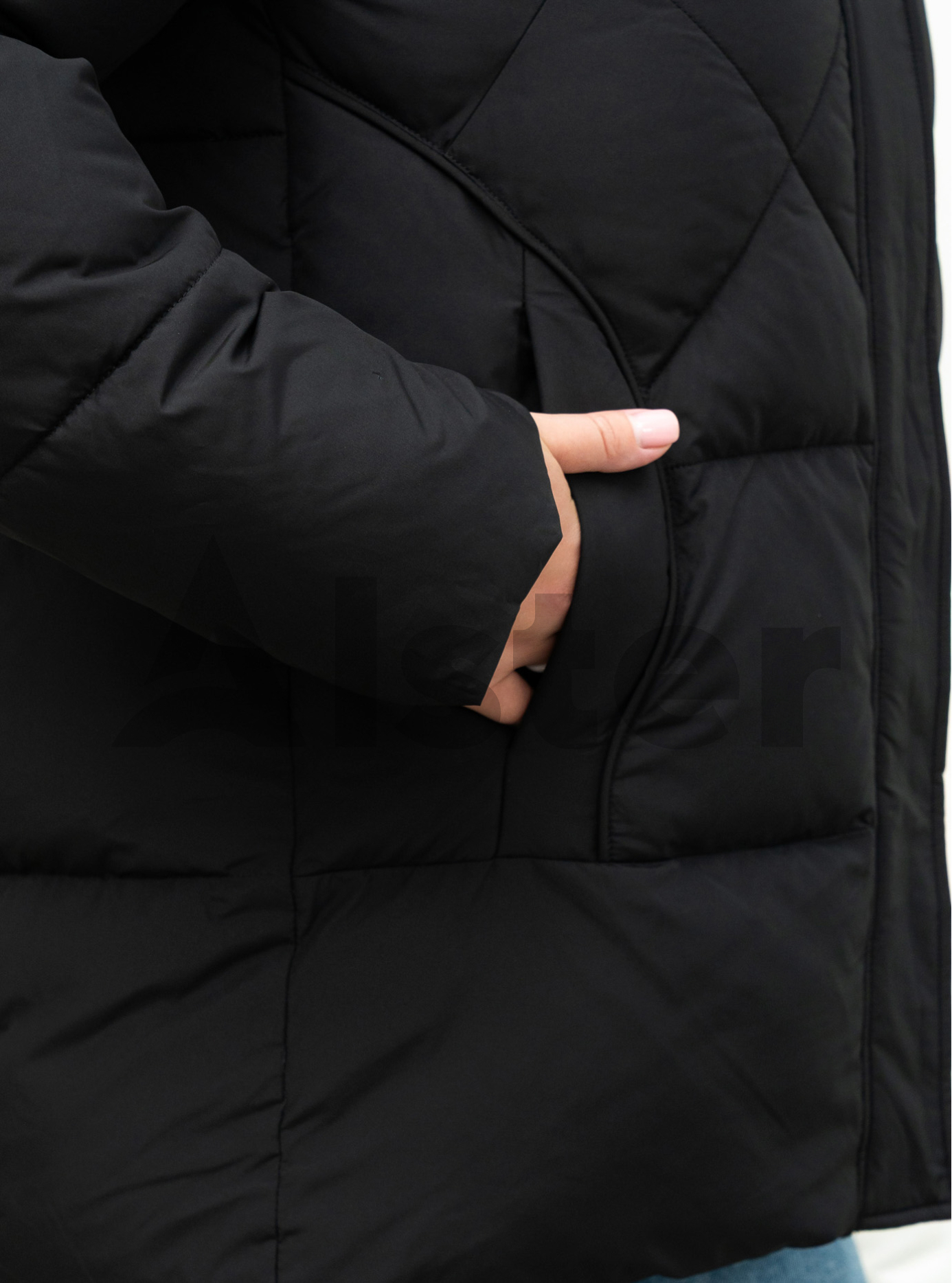 Зимняя женская куртка Meajiateer 130 big size Чёрный 6XL (MJ25130-06): фото - Alster.ua