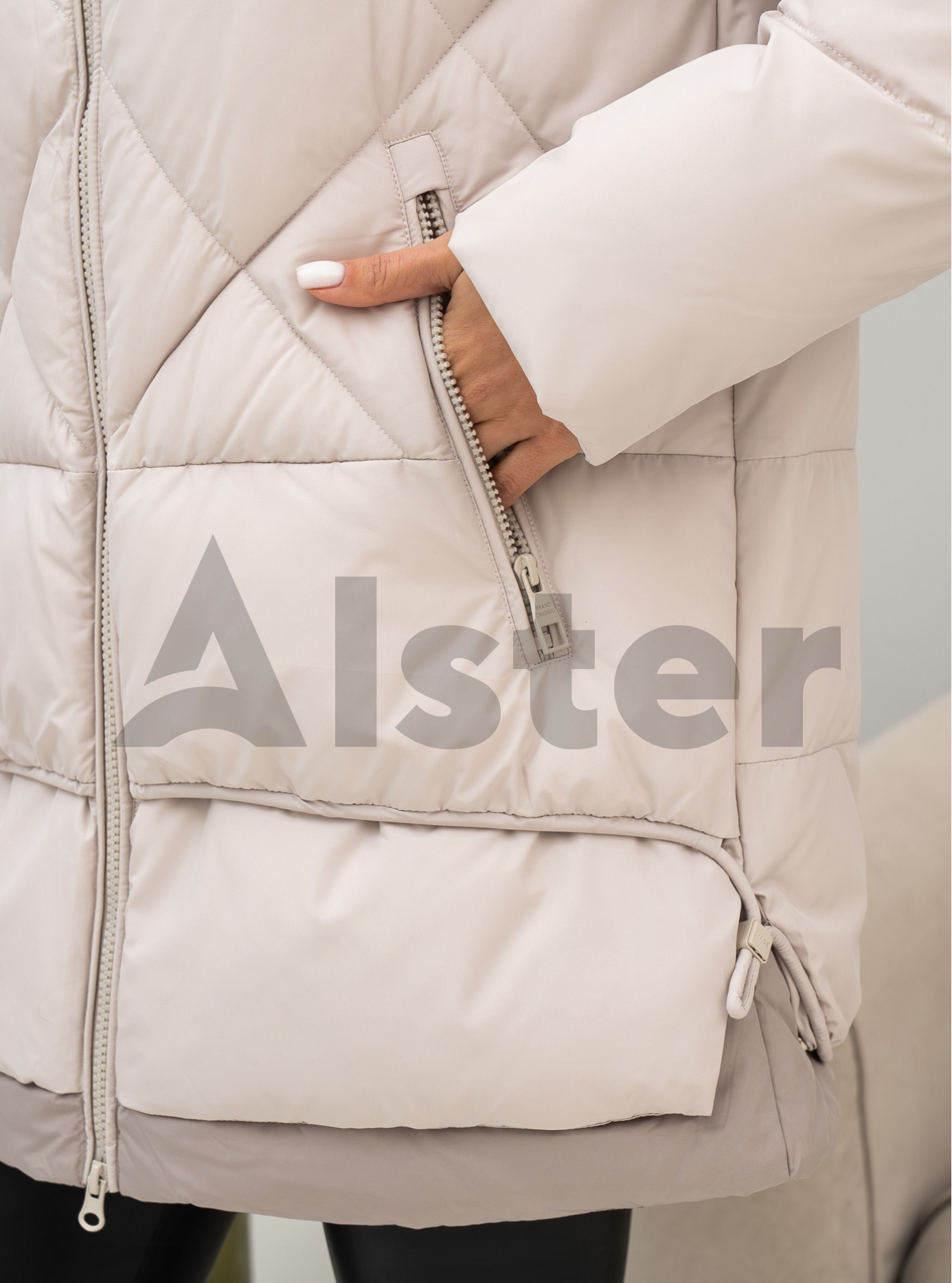 Зимняя женская куртка Meajiateer 2571 Молоко S (MJ2571-11): фото - Alster.ua