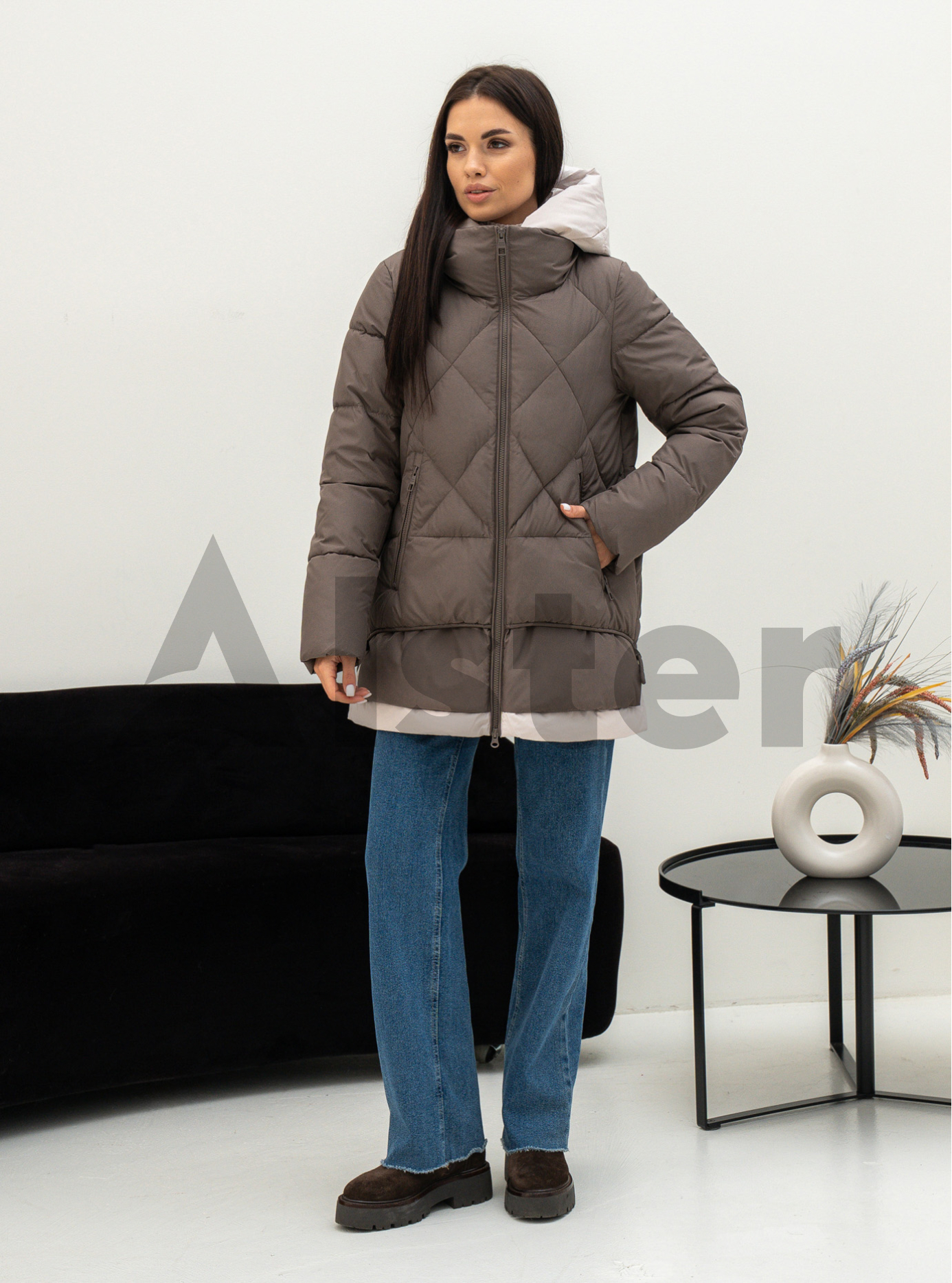 Зимняя женская куртка Meajiateer 2571 Коричневый L (MJ2571-18): фото - Alster.ua Зимняя женская куртка Meajiateer 2571 Коричневый L (MJ2571-18): фото - Alster.ua
