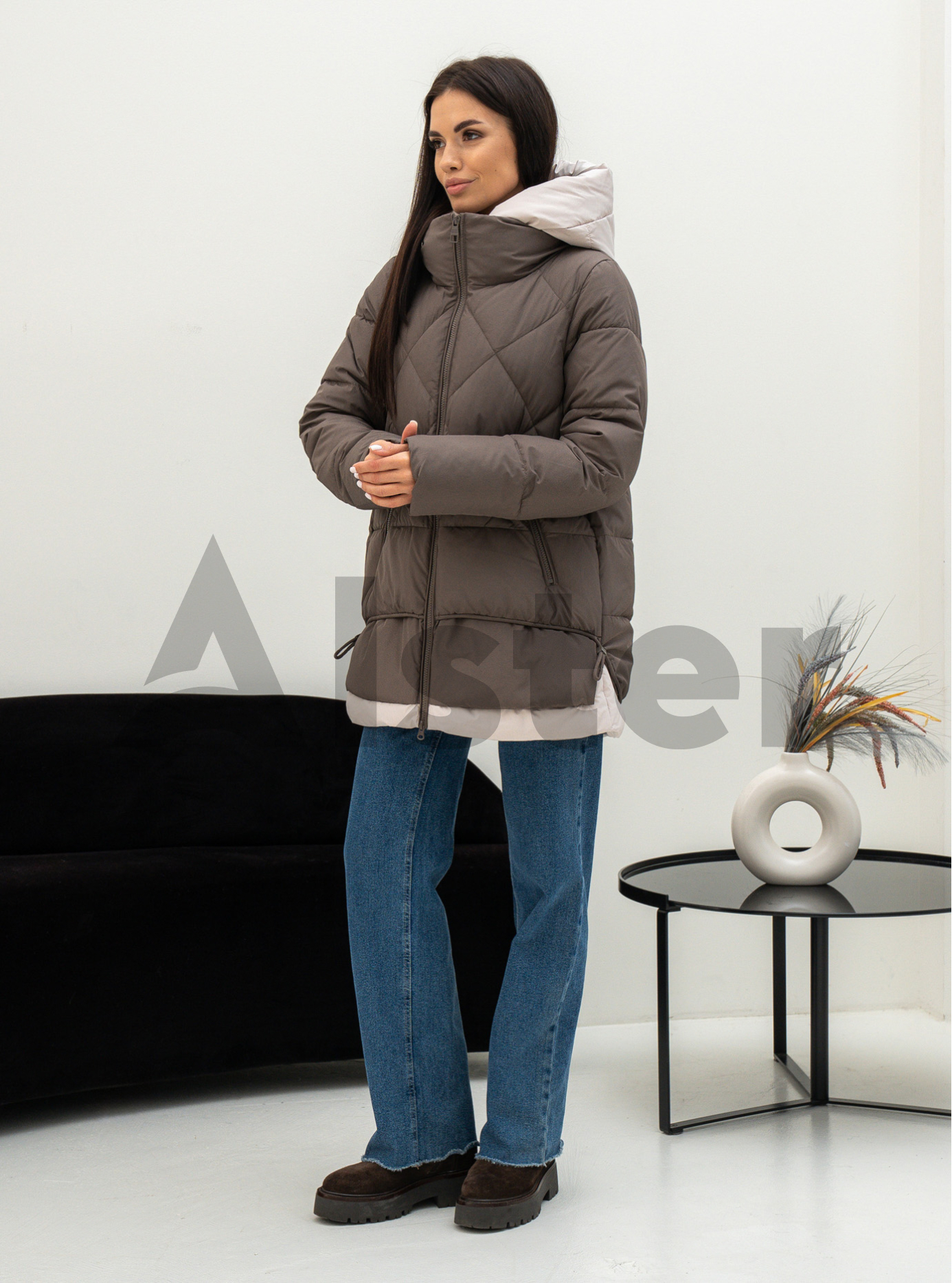 Зимняя женская куртка Meajiateer 2571 Коричневый L (MJ2571-18): фото - Alster.ua Зимняя женская куртка Meajiateer 2571 Коричневый L (MJ2571-18): фото - Alster.ua