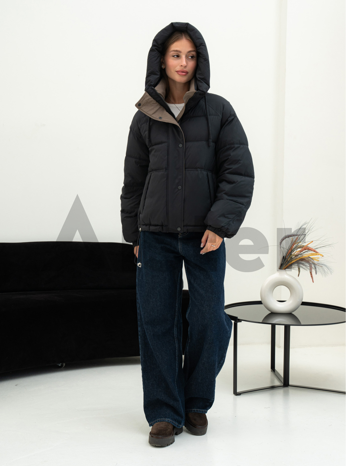 Зимняя женская куртка Meajiateer 2574 Чёрный XL (MJ2574-08): фото - Alster.ua