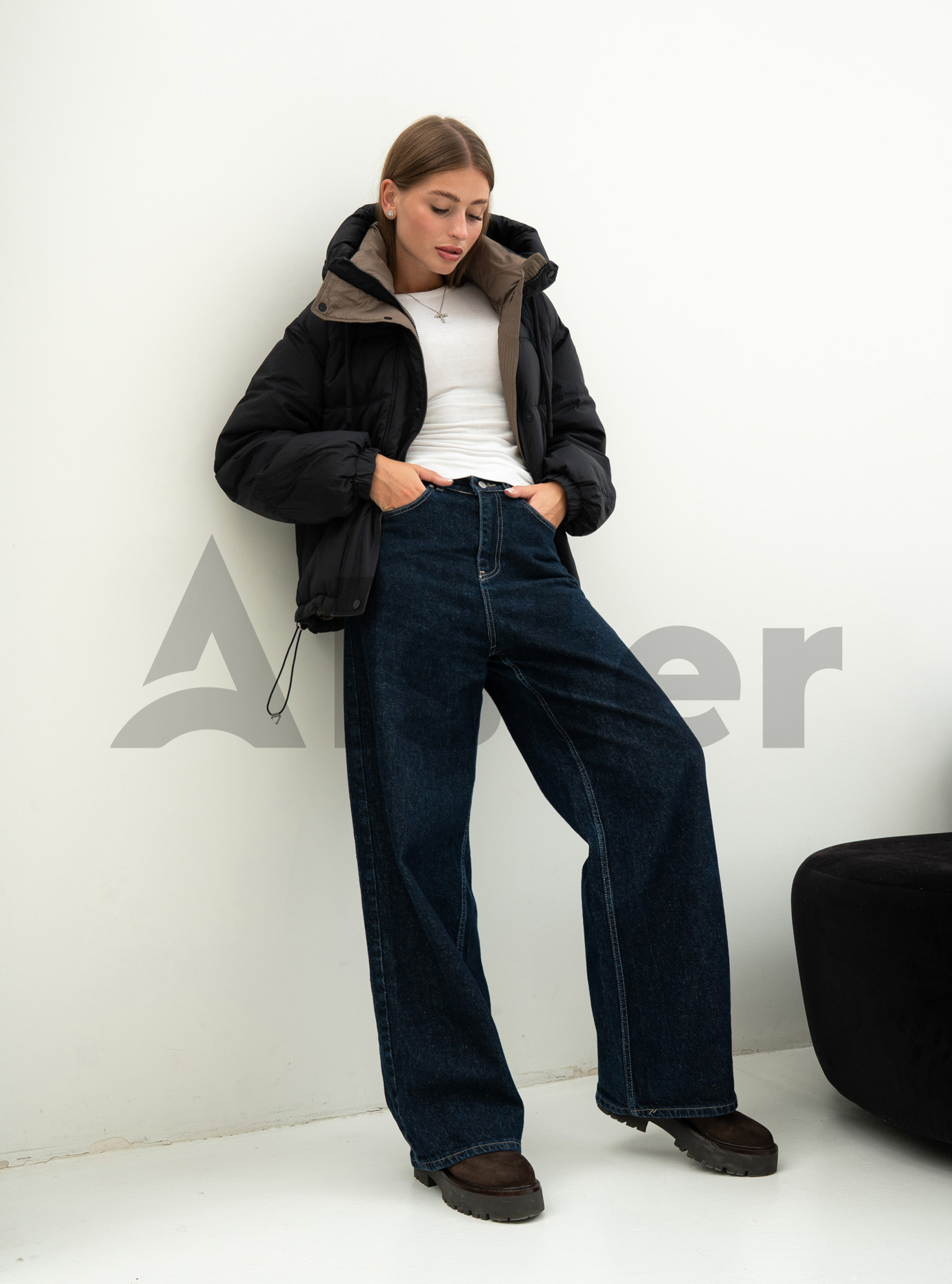 Зимняя женская куртка Meajiateer 2574 Чёрный XL (MJ2574-08): фото - Alster.ua