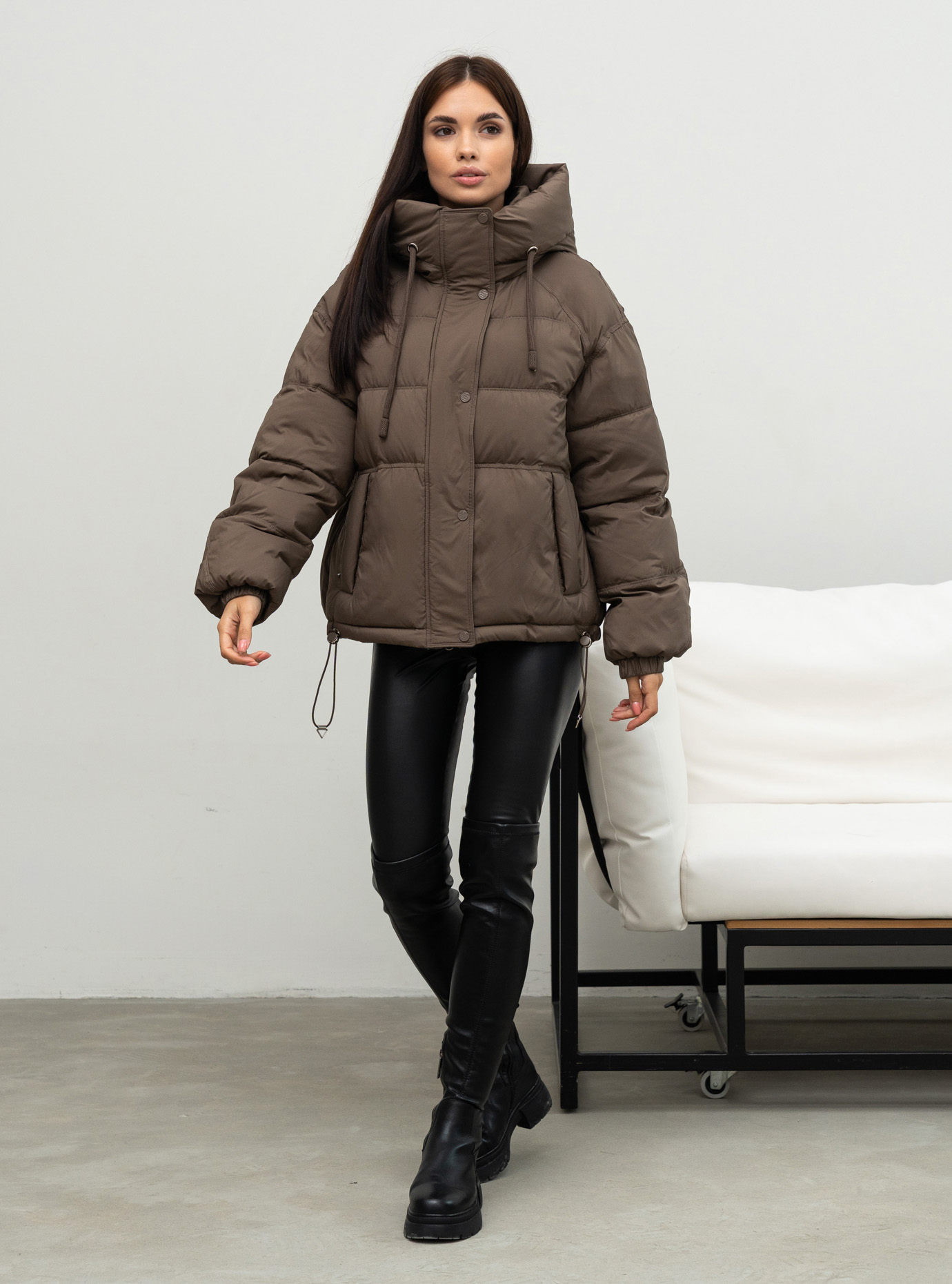 Зимняя женская куртка Meajiateer 2574 Коричневый L (MJ2574-15): фото - Alster.ua Зимняя женская куртка Meajiateer 2574 Коричневый L (MJ2574-15): фото - Alster.ua
