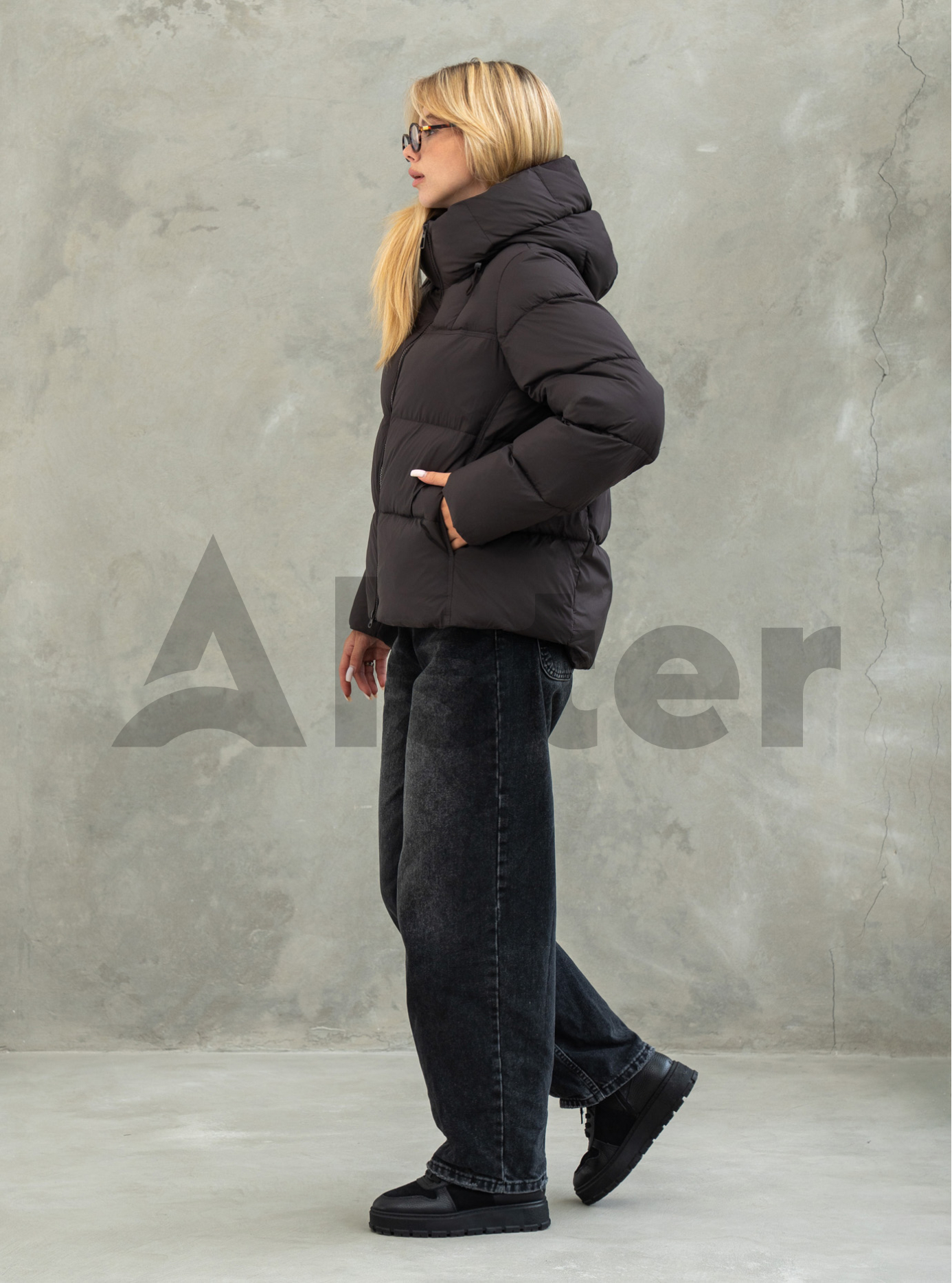 Жіноча зимова куртка Meajiateer 66103 Шоколадний M (MJ266103-02): фото - Alster.ua