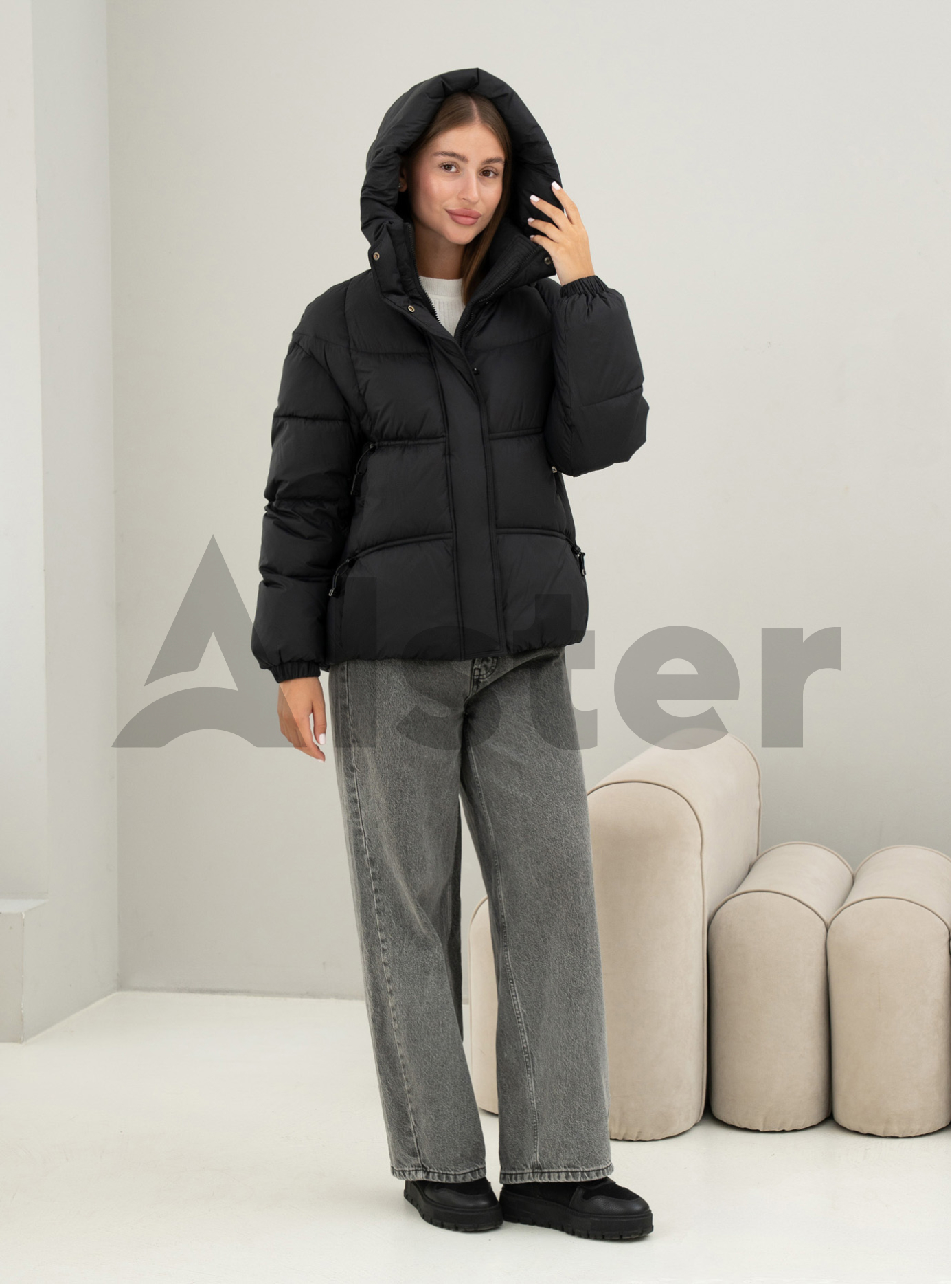 Зимняя женская куртка Meajiateer 6676 Чёрный XL (MJ26676-04): фото - Alster.ua