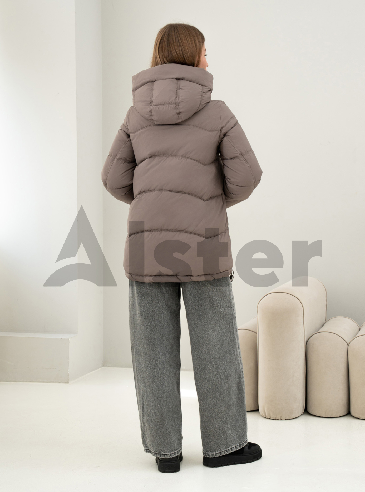 Зимняя женская куртка Meajiateer 6682 Бронзовый S (MJ26682-16): фото - Alster.ua