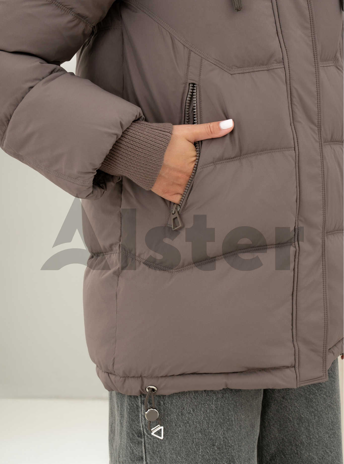 Зимняя женская куртка Meajiateer 6682 Бронзовый S (MJ26682-16): фото - Alster.ua