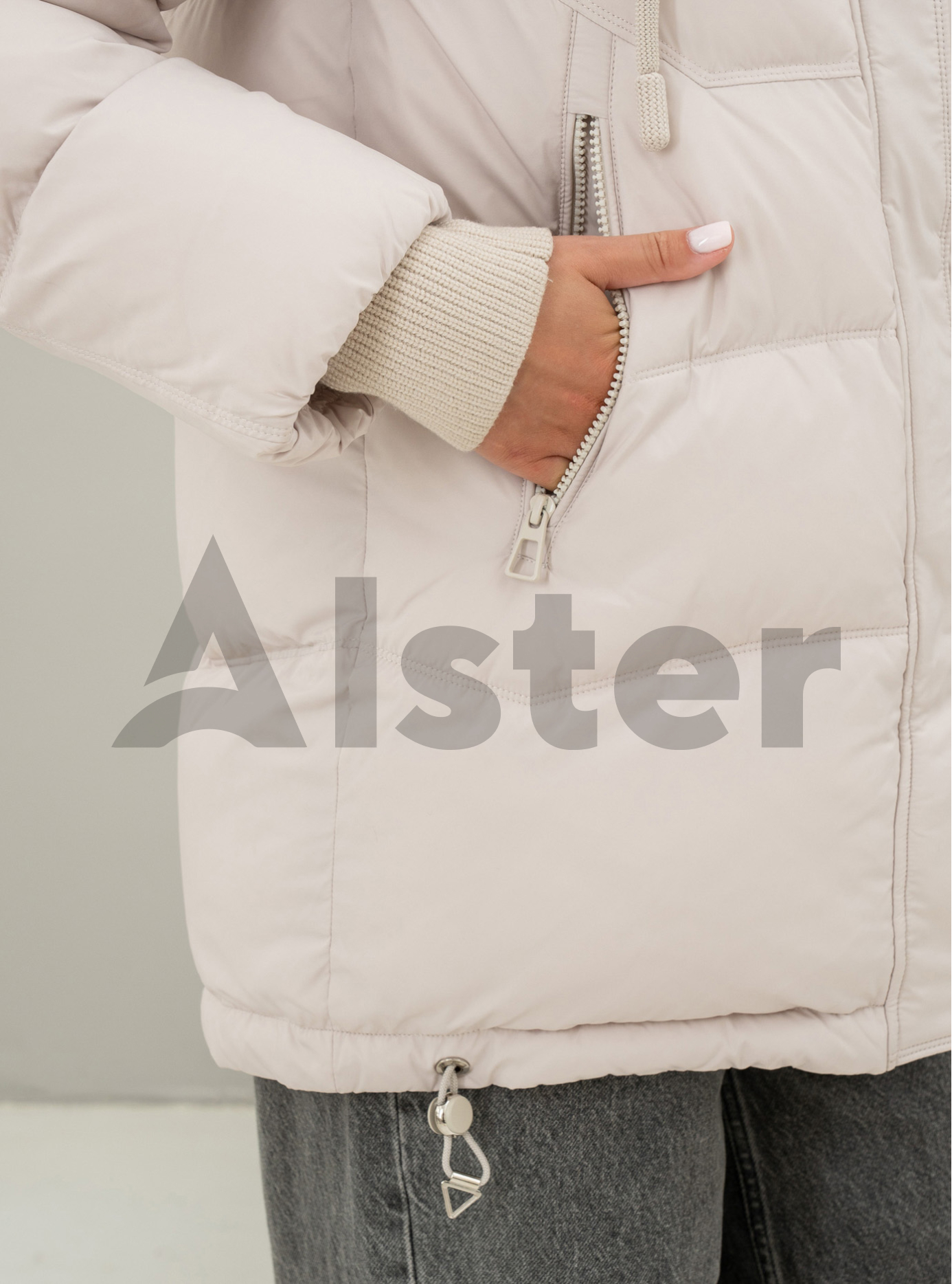 Зимняя женская куртка Meajiateer 6682 Молочный S (MJ26682-06): фото - Alster.ua