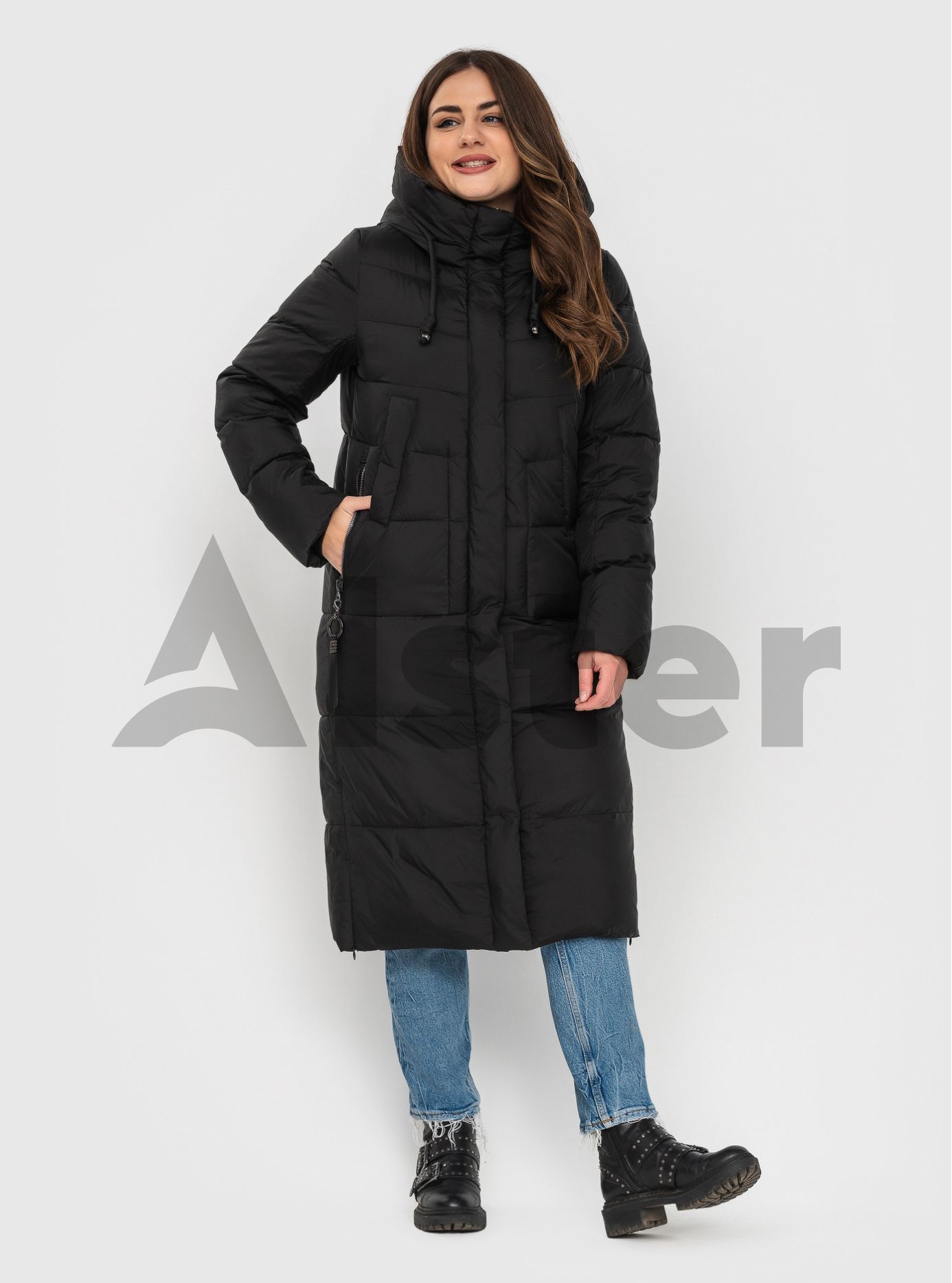 Зимняя куртка MISHELE (+size) Чёрный 46 (MSH22016-01): фото - Alster.ua