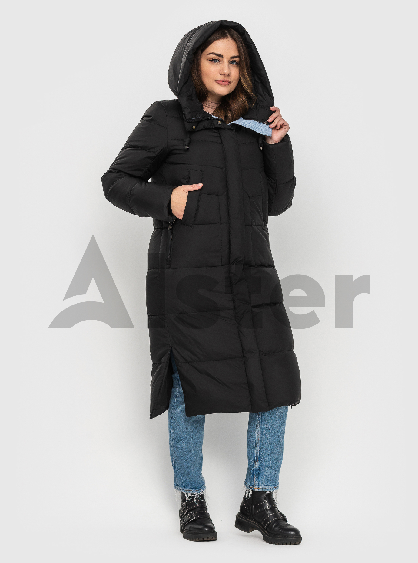 Зимняя куртка MISHELE (+size) Чёрный 46 (MSH22016-01): фото - Alster.ua