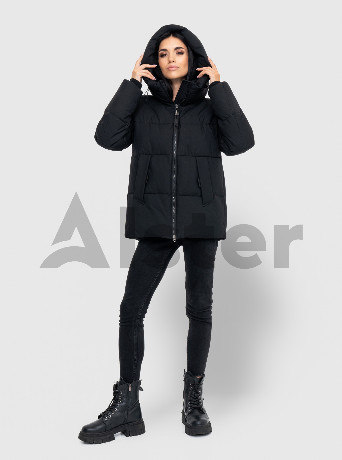 Зимняя женская куртка Olanmear 112 Чёрный S (OLN112-01): фото - Alster.ua