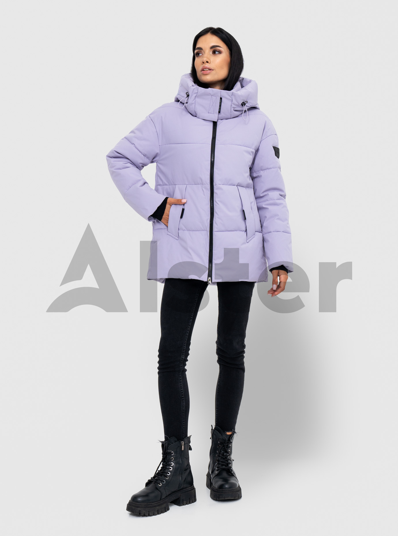 Зимняя женская куртка Olanmear 112 Лаванда 2XL (OLN112-15): фото - Alster.ua